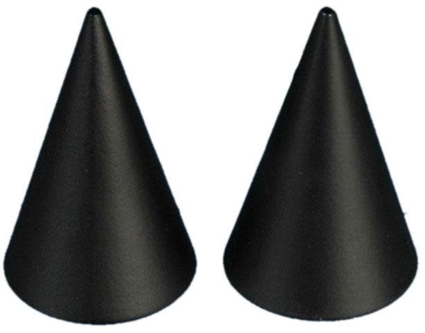 Gardinenstangen-Endstück Cone, Liedeco, Gardinen, Ø Gardinenstangen für mm schwarz (Set, 2-St), 16