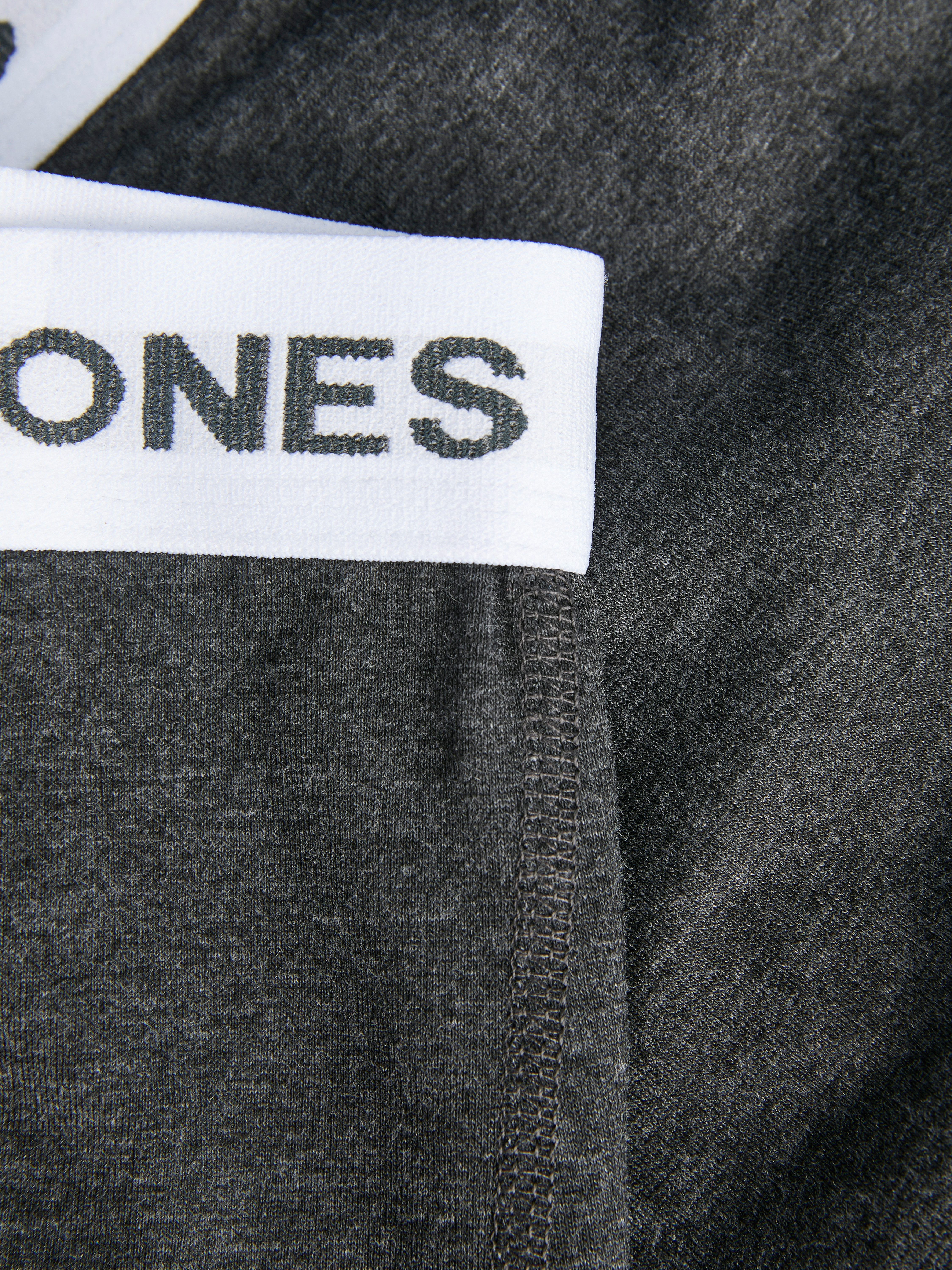 Jack & Jones Trunk JACSOLID Stretchkomfort, elastisch, bequem mit sportlichem Look (Packung, 12-St) bedruckt, modisch, eng anliegend, Baumwollmischung, Bündchen
