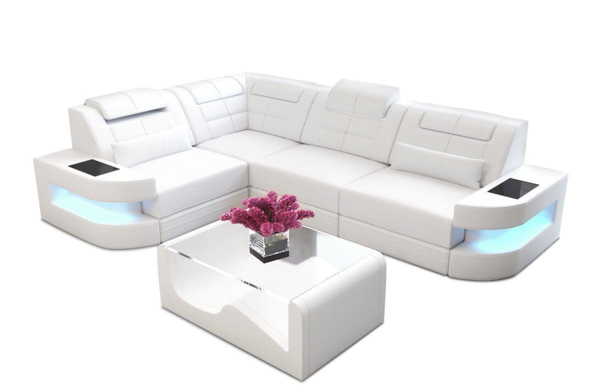 Sofa Dreams Ecksofa Ledersofa Como L günstig online kaufen