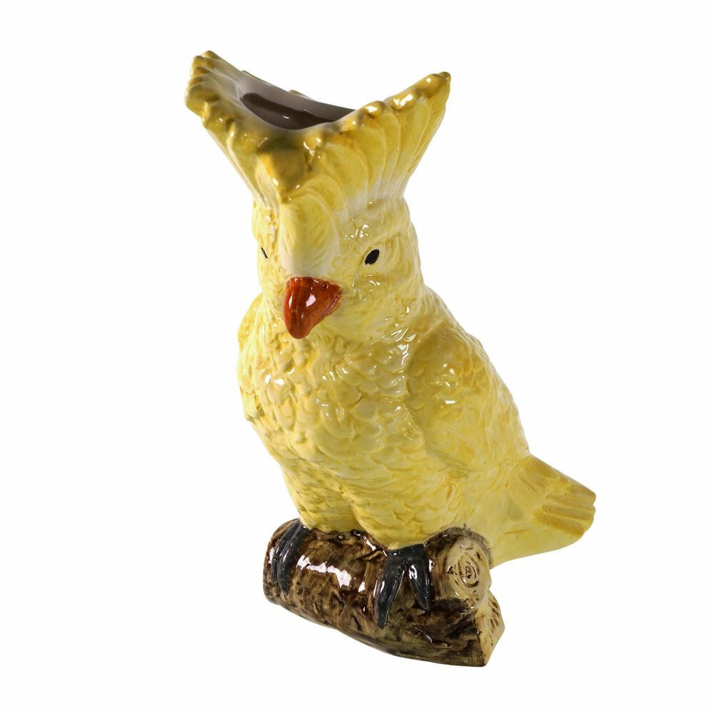 Werner Voß Dekovase Kakadu Gelb