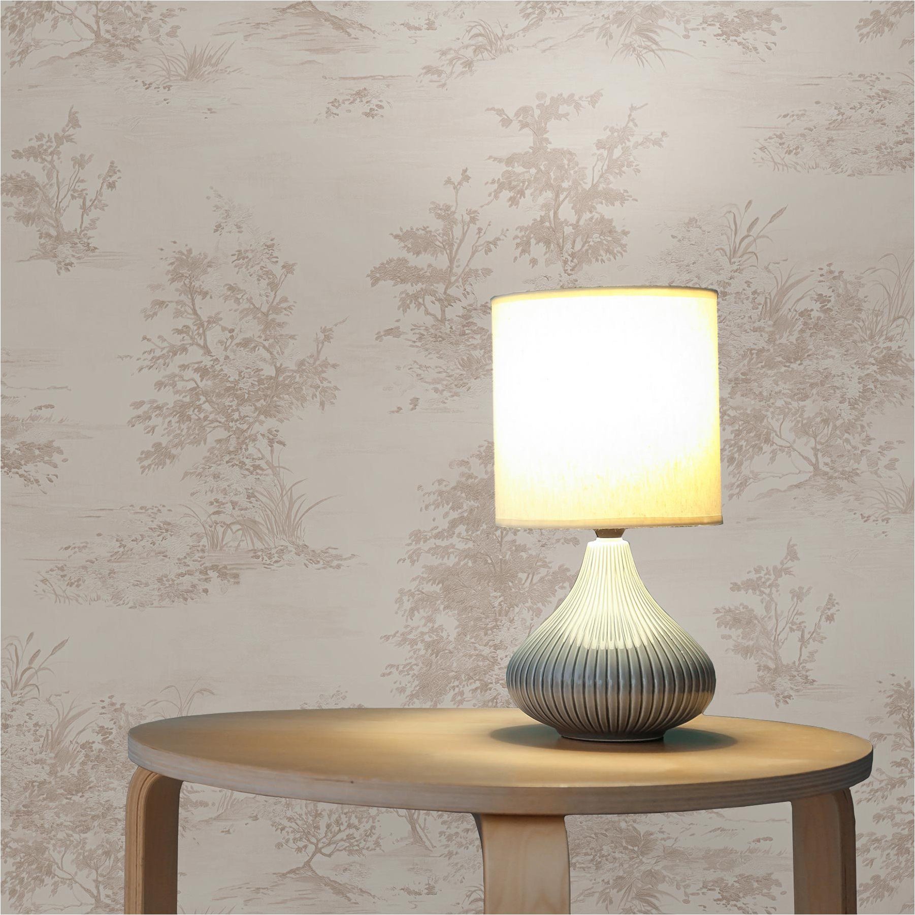 Vliestapete Tapete Bäume Blätter Salvatore M1-No.2119, Vliestapete, Beige