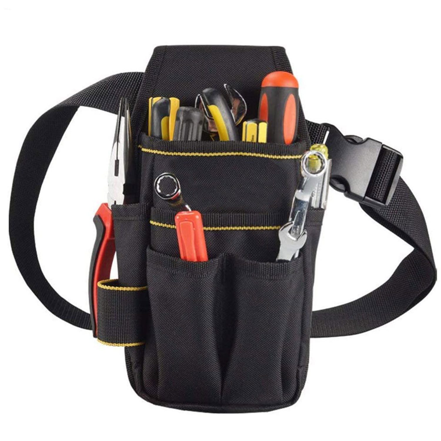 Refttenw Werkzeugtasche Verstellbare 600D Oxford Tuch Пояс для инструментовtasche mit 6 Taschen, im praktischen Design