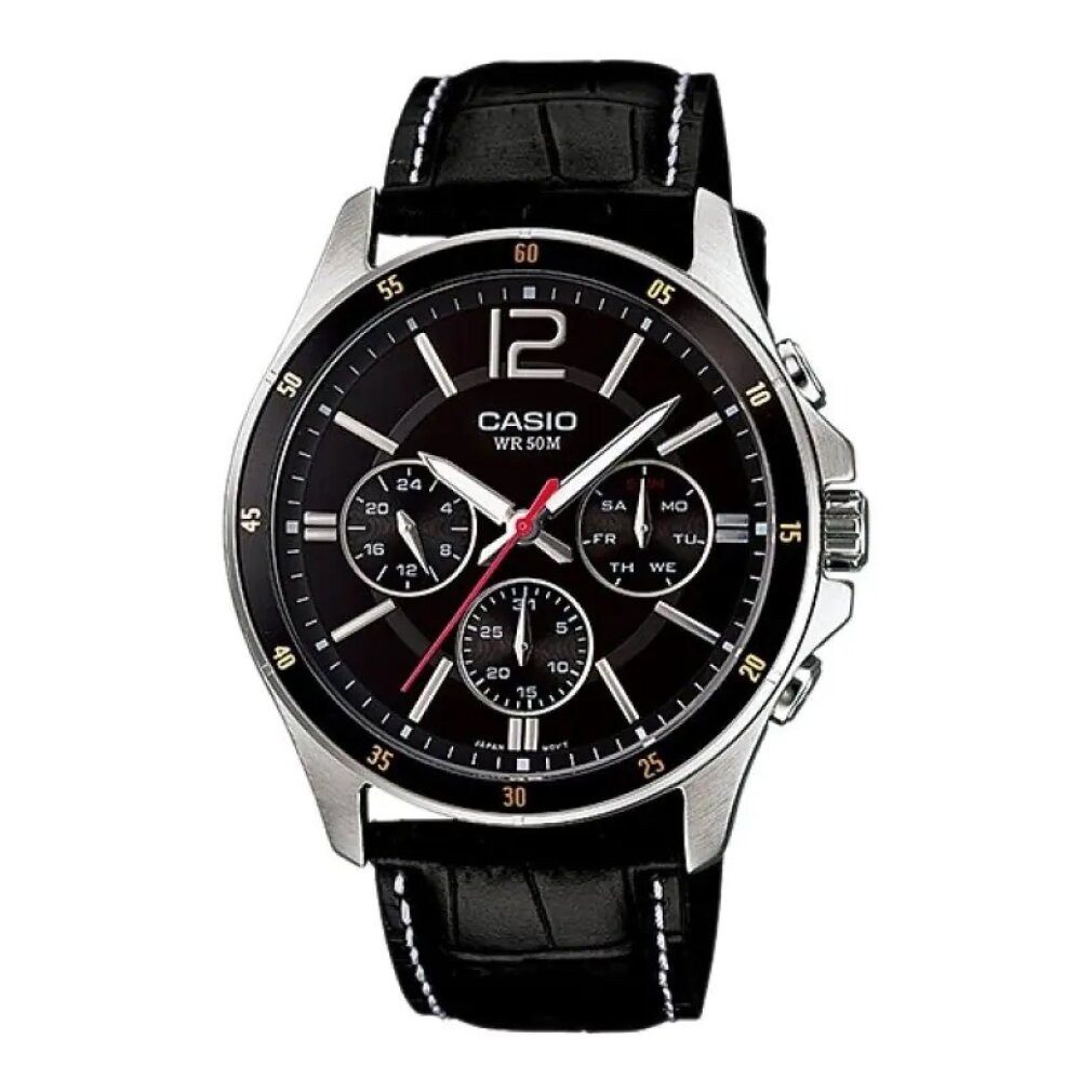 CASIO Luxusuhr Herren Multifunktion cuarzo japonés Uhr MTP-1374L-1A