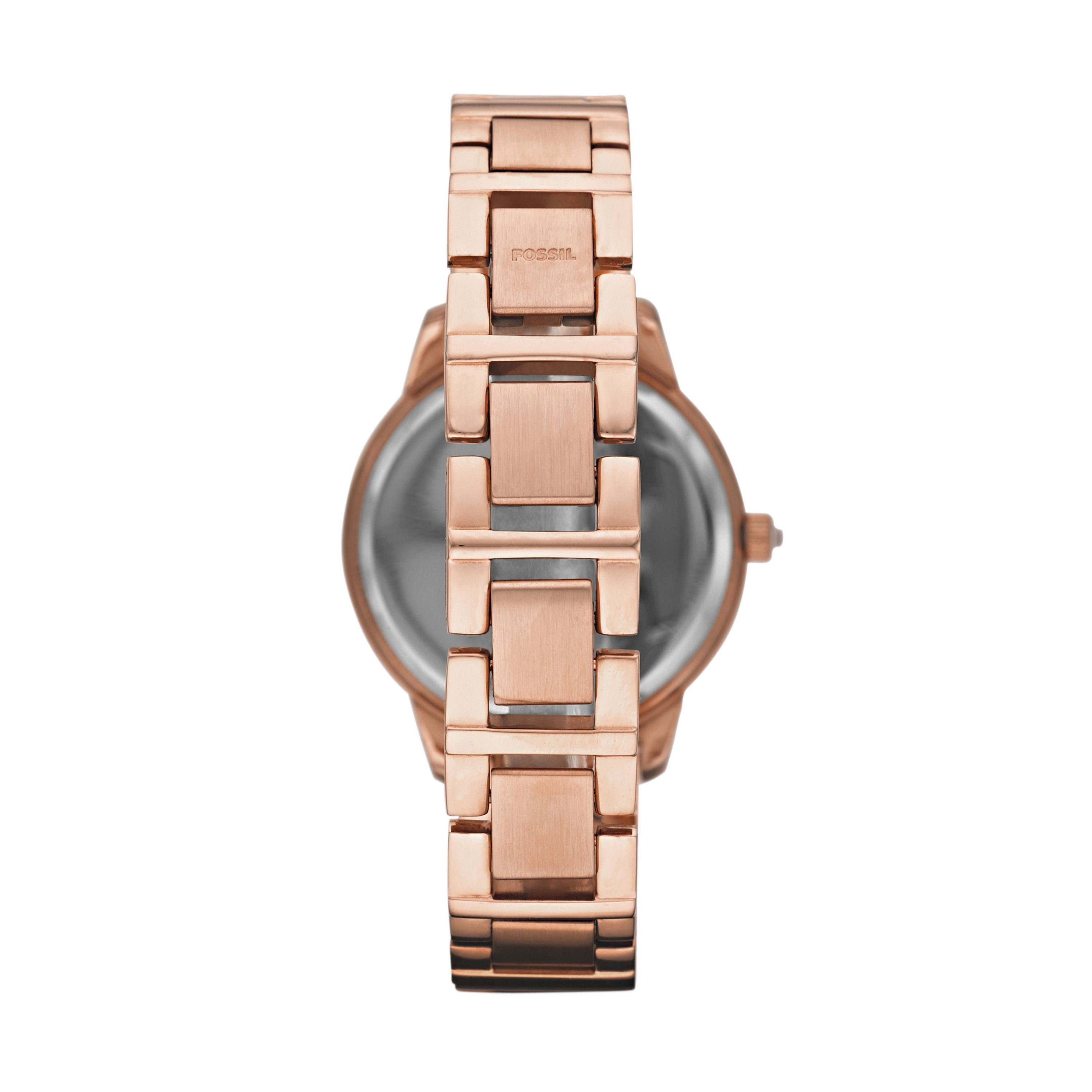 Fossil Quarzuhr Edelstahl günstig online kaufen