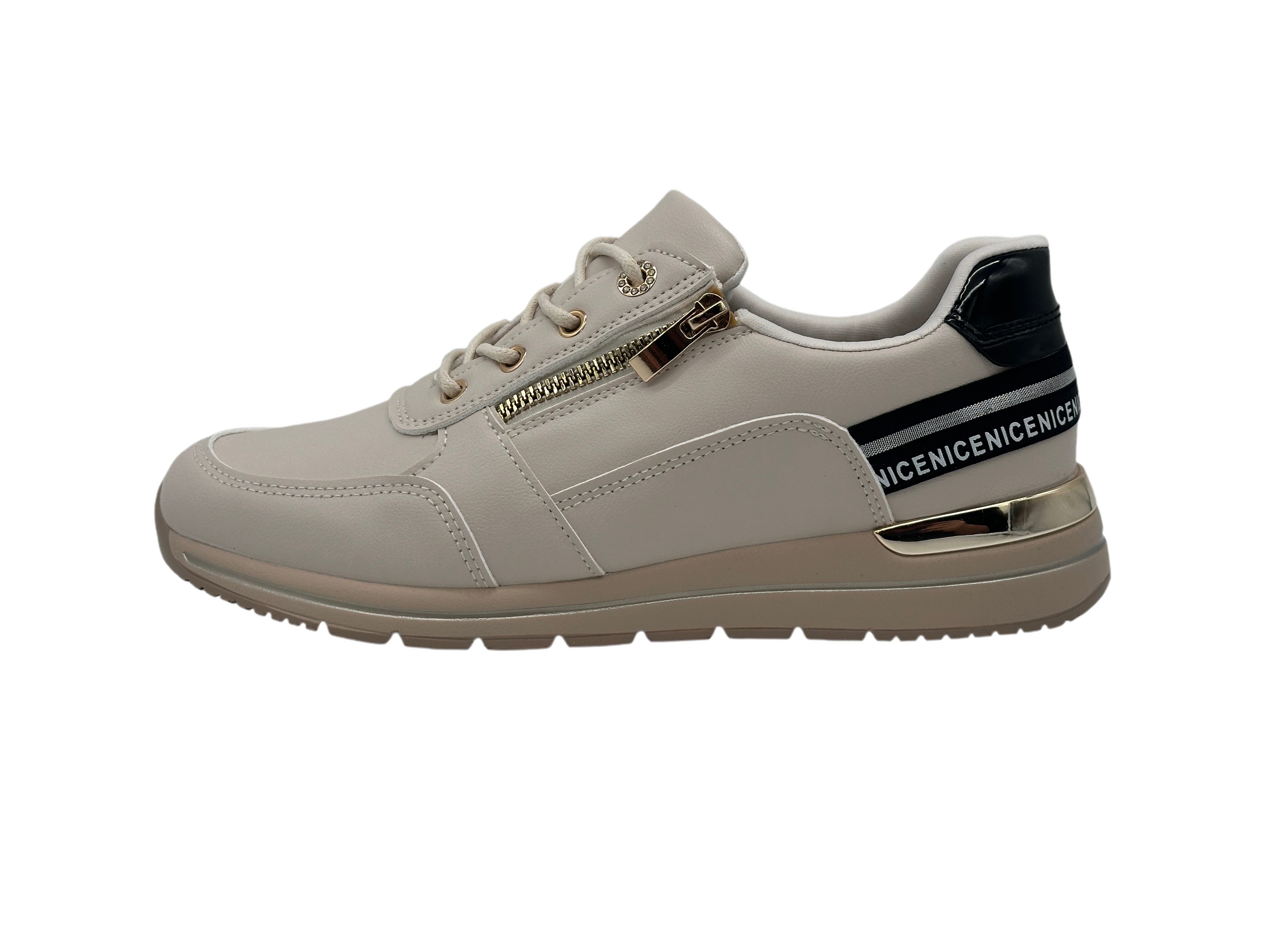 Nowaland Damen Freizeitschuhe Leichter Plateau-Schuh Sneaker Leicht, Pflegeleicht, Komfortabel