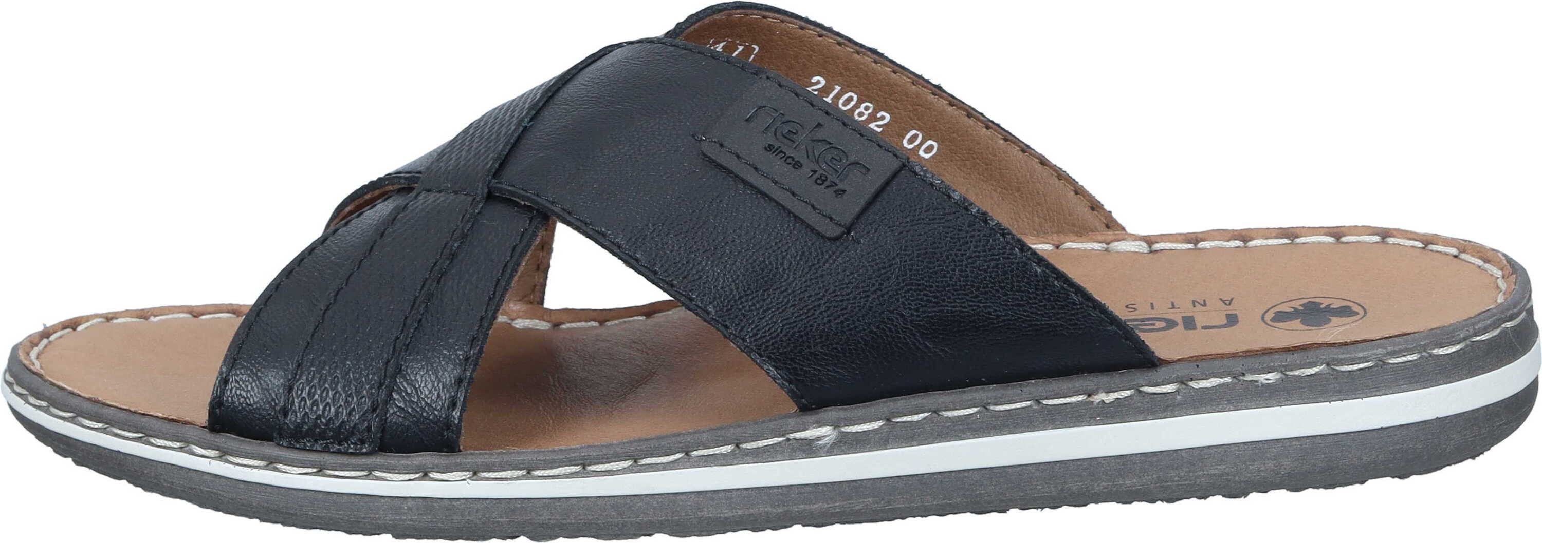 Rieker Pantoletten Pantolette aus echtem Leder günstig online kaufen