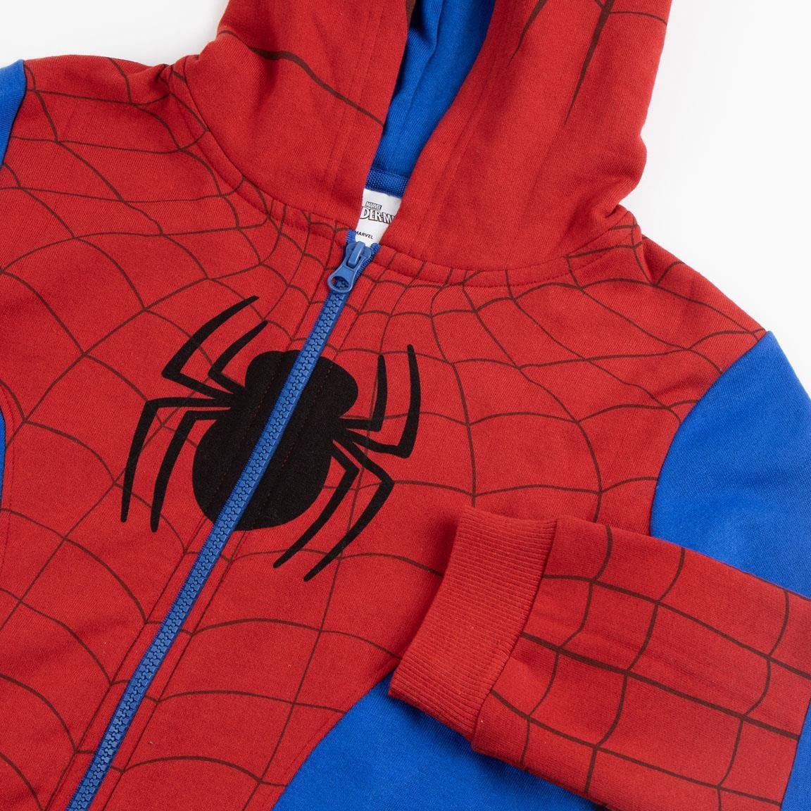Spiderman Kapuzenpullover Marvel Spider-Man Kinder Kapuzenpullover mit Reißverschluss