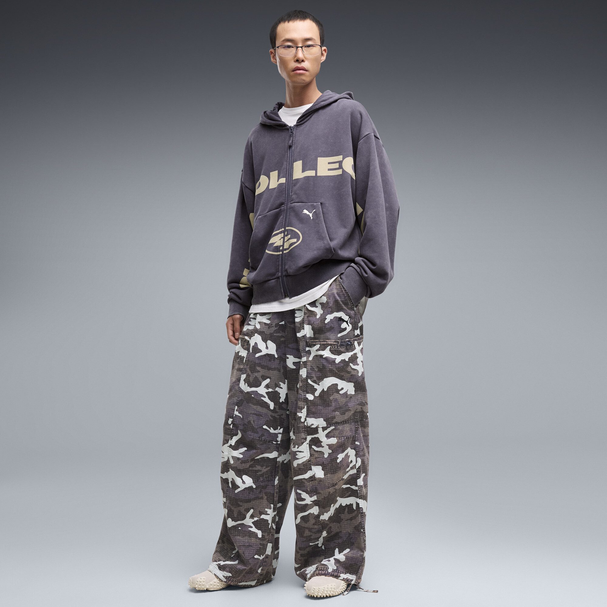 PUMA Sporthose PUMATECH SPC Camo Oversized Hose Erwachsene