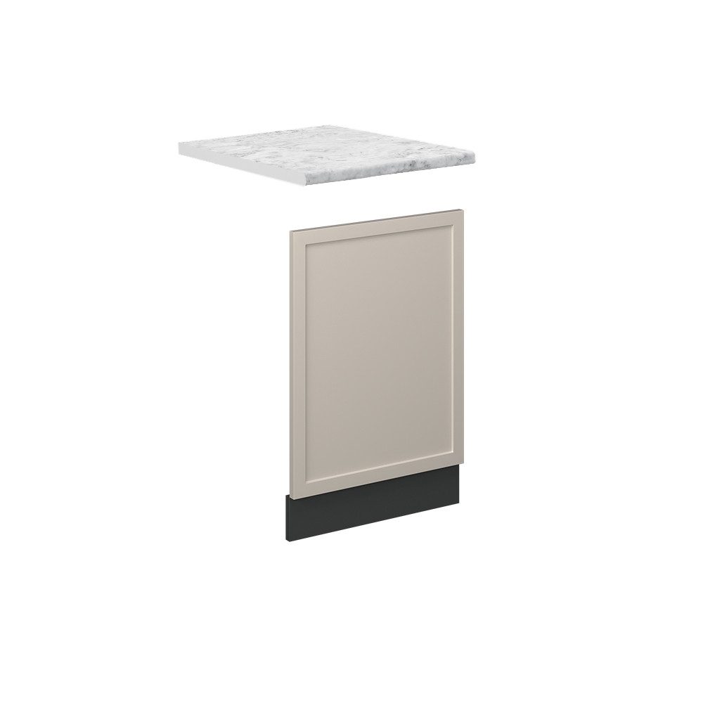 Vicco Frontblende Fame-Line, GrauBeige/Anthrazit, 45 cm, AP Marmor (1 St)