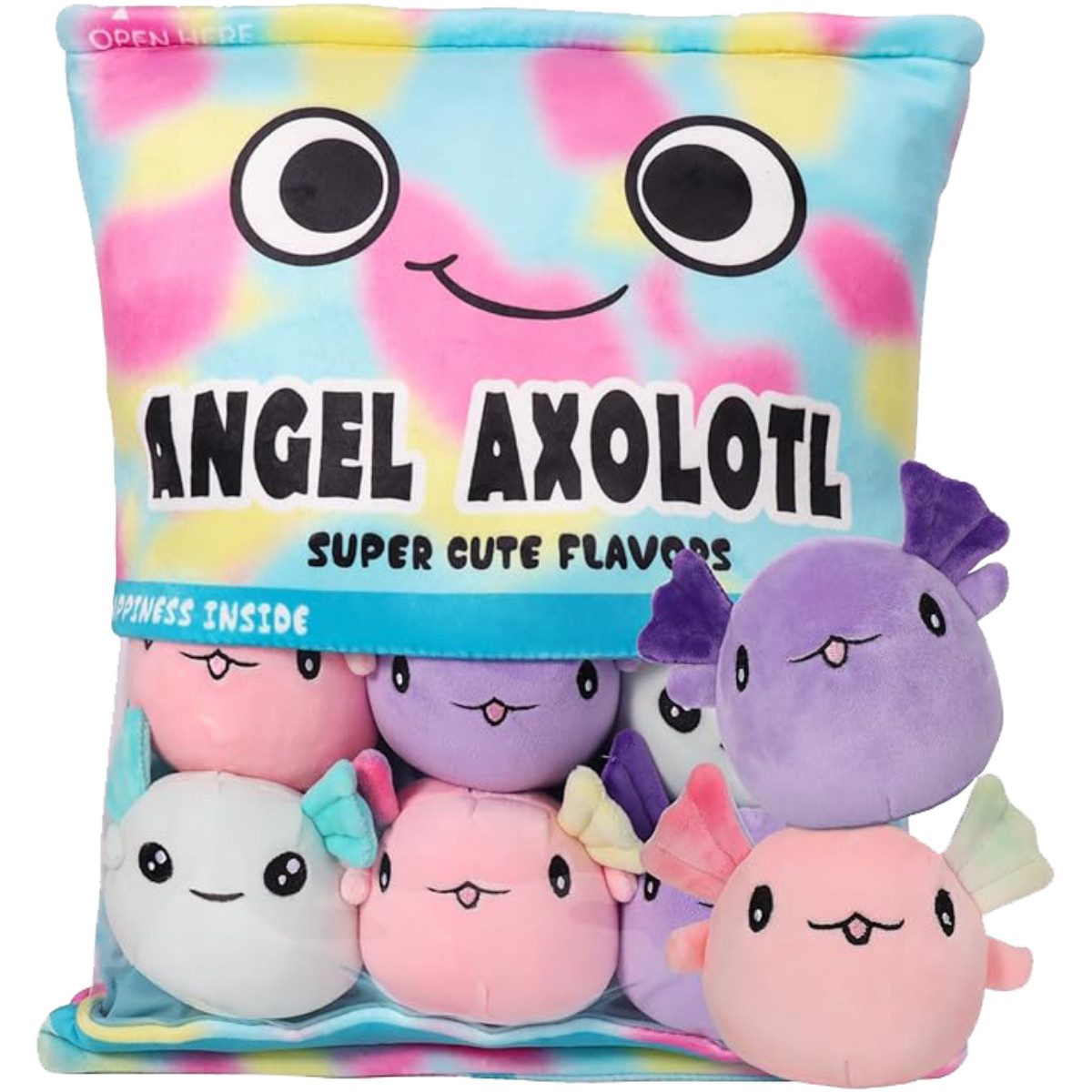 Jollity Декоративные подушки Angel Snackpackung Plüschkissen 50 cm Bunt