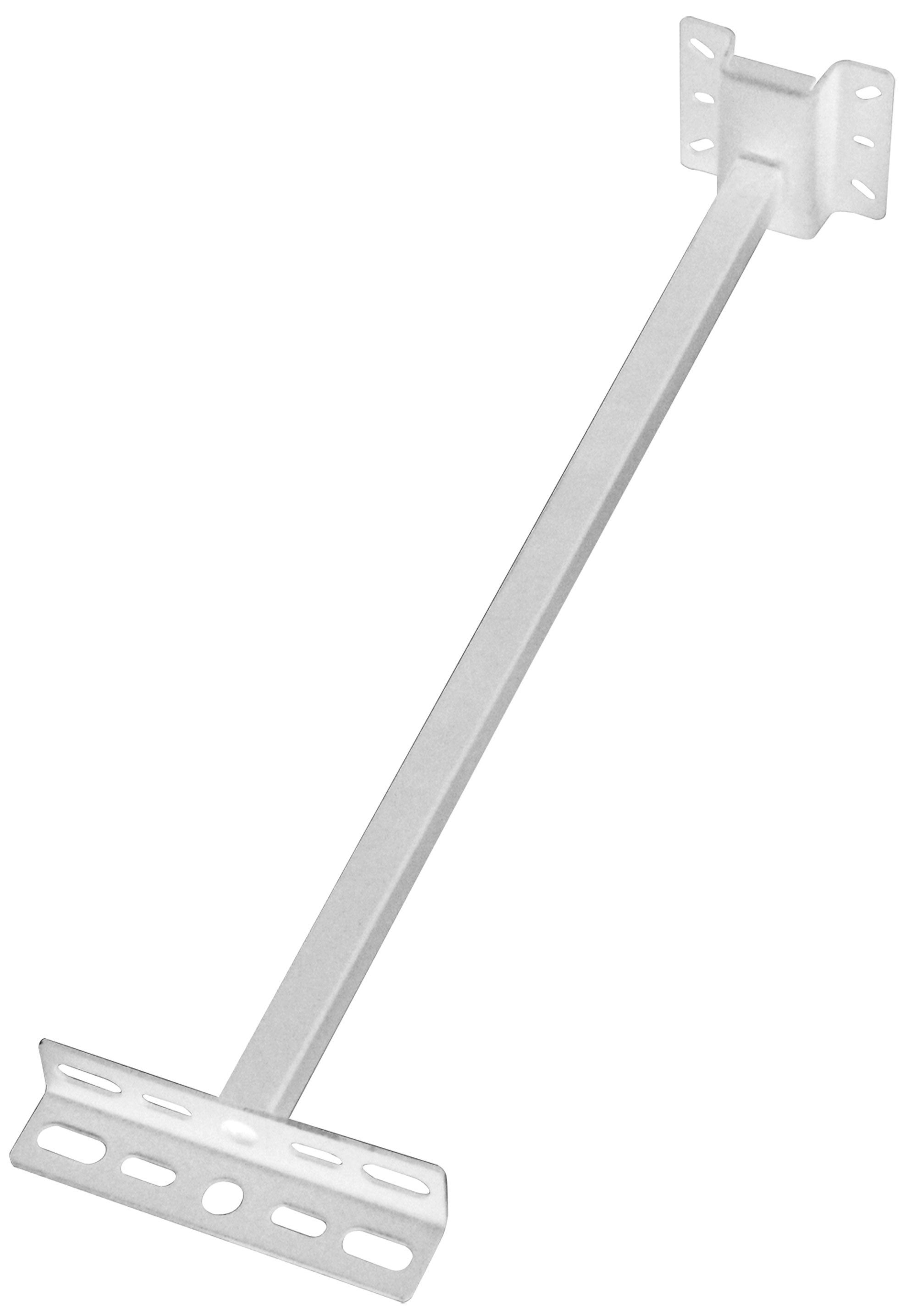 DOTLUX LED Scheinwerfer DOTLUX Ausleger Wandhalterung für Baustrahler 50cm lang weiß