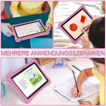 Veidoo Kinder-PC mit 4GB RAM Tablet (10,1", 64 GB, Android, mit EVA-Stoßfeste Hülle, Augenschutz, Elterliche Kontrolle)