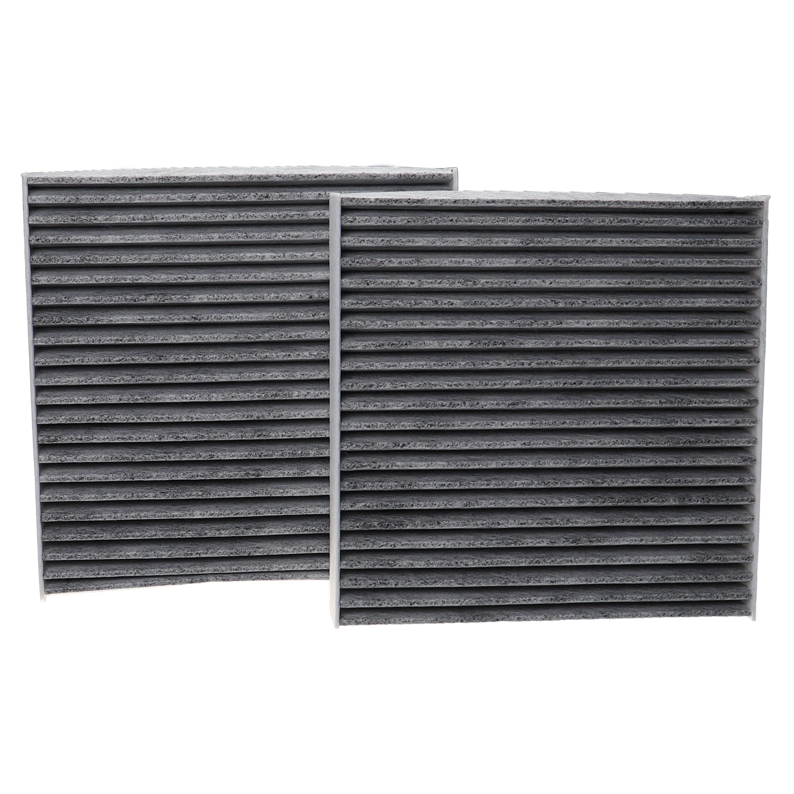 vhbw Abluftfilter, Zubehör für 64 31 2 284 828 / 64 31 9 237 157 / 64 31 9 312 317 / 64 31 9 312 318 / 64 31 9 395 930 / MS-6433C / 1 987 432 542 / EKF319A / 80001777 / PCK8341-2 / TSP0325343C / M110861K / 34814 / K 1336A-2x / CFA11471-2 / KF 477 / 1428102800 / LAK 630/S / 50014560 / LAK 1149/S / CUK 19 004-2 / 17533K-X2 / JKR7287 / 312 320 0023/S / LVCF568 / FC469x2 / AHC372-2 / QFC0362 / S 4241 CA / EC666-2 / 54.241.00 / 715713 / V20-31-1045 / WP2077 / Z608 Couple Universal