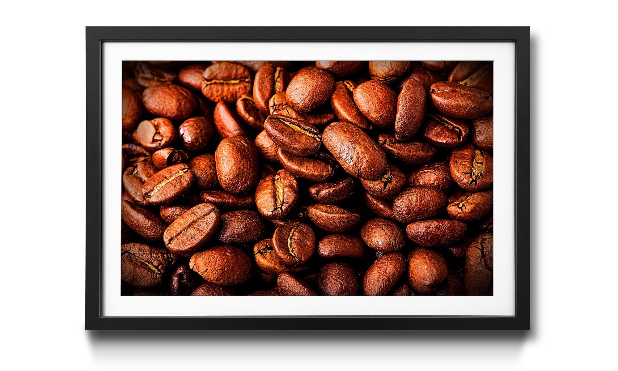 4 Wandbild, WandbilderXXL Größen Coffee, Bild Rahmen erhältlich Kaffee, in mit