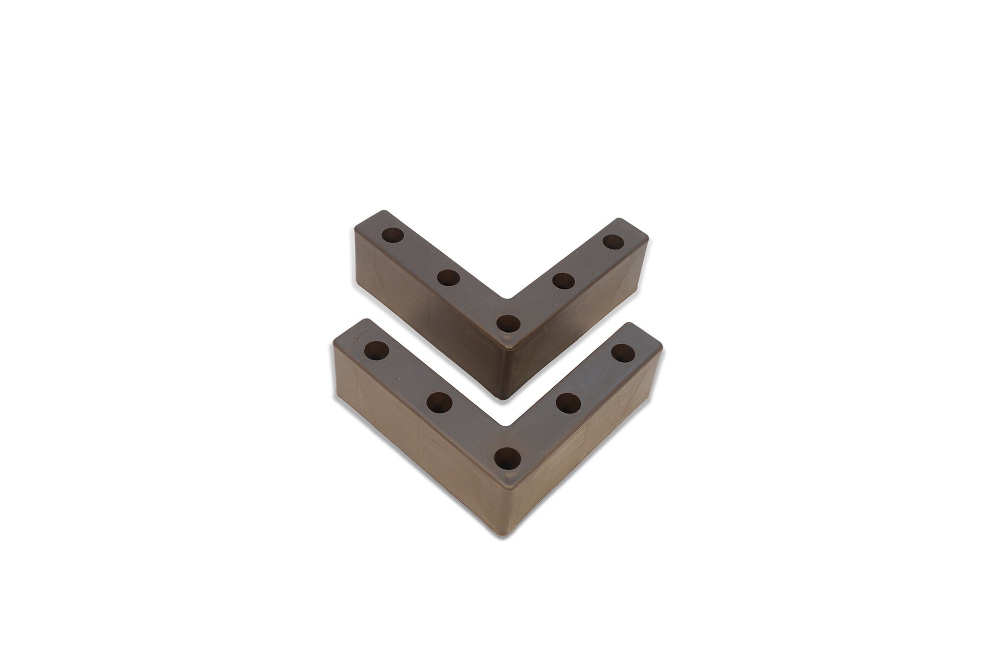 B&B Möbelfuß Polsterfuß Möbelgleiter Möbelfüße Kunststoff schwarz 2 Stk, (2-St)