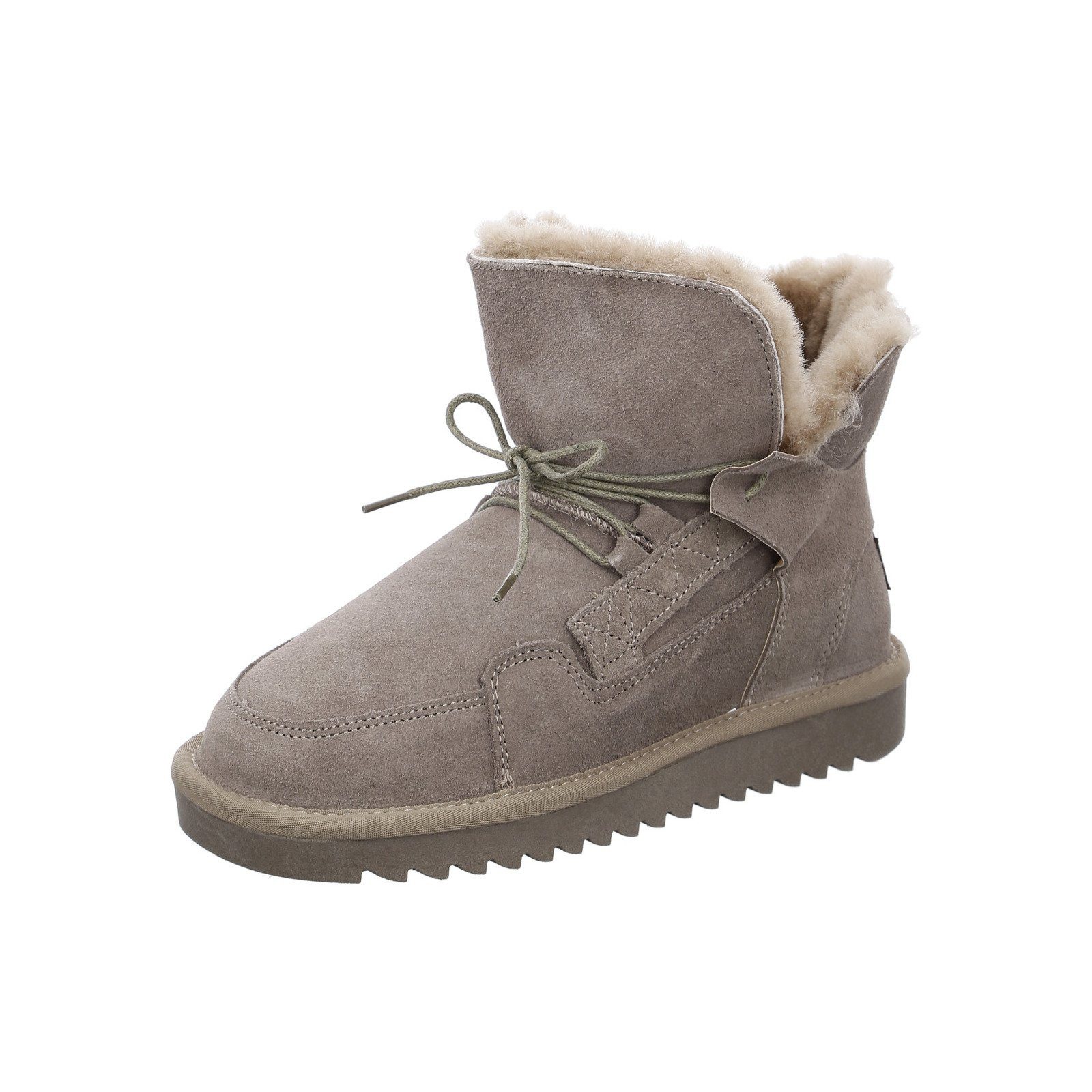 Ara Alaska - Damen Schuhe Stiefel Stiefeletten Leder grau