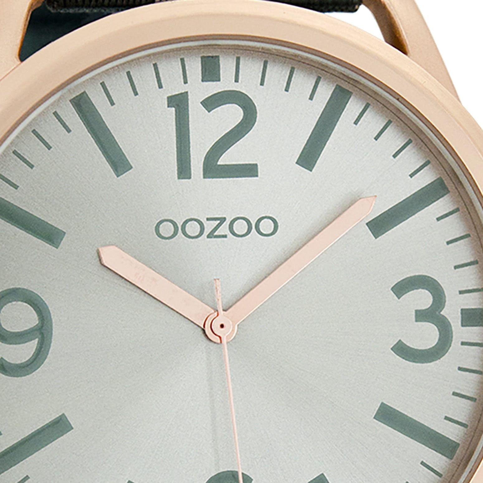 OOZOO Quarzuhr Oozoo Herren Armbanduhr Timepieces Analog, (Analoguhr), Herrenuhr rund, groß (ca. 45mm) Lederarmband, Elegant-Style