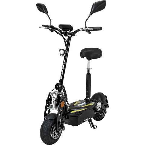 eFlux E-Scooter Street 20 Elektro Roller mit Straßenzulassung klappbar, 500,00 W, 20 km/h, (1 tlg), Scooter - bis 30 km Reichweite inkl. Sitz - 36 Volt 12 Ah Akku