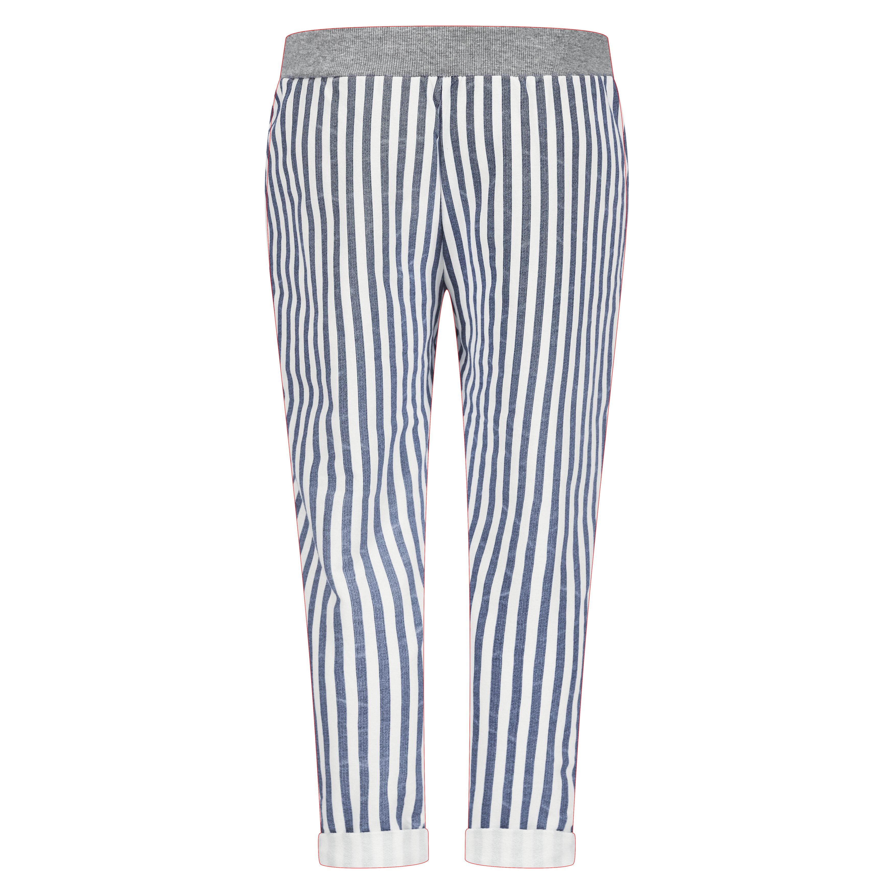 Mississhop Chinohose Damen Hose Blumen Jogginghose günstig online kaufen