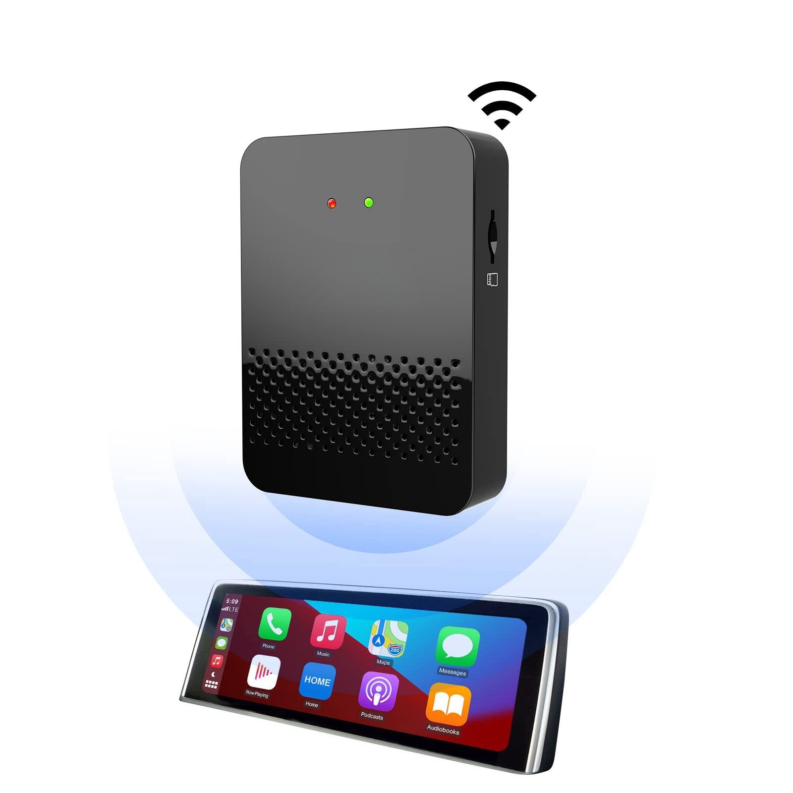 Wireless CarPlay Adapter kabelgebunden auf kabellos für Online-Karten Auto-Adapter