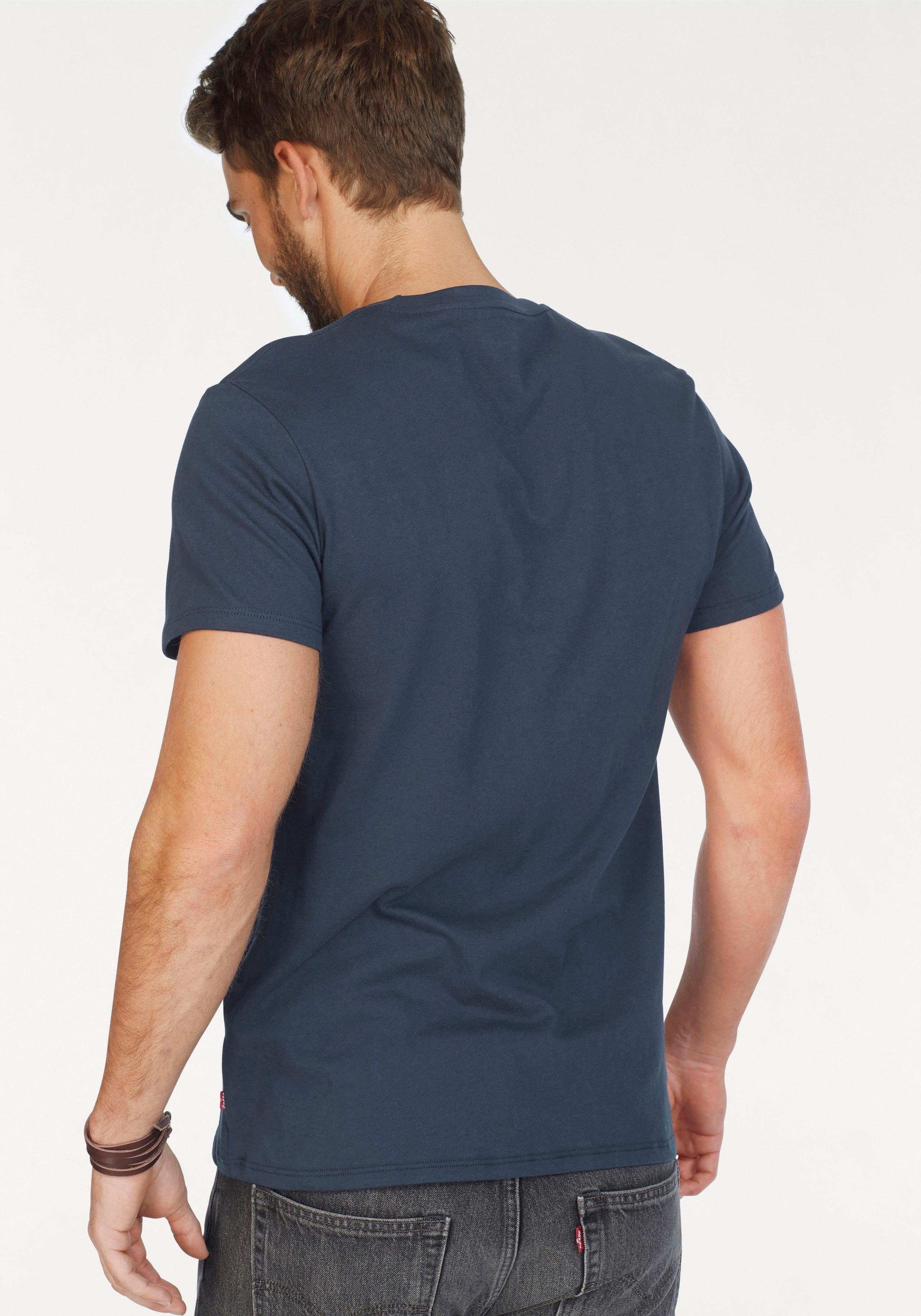 Batwing Tee Levi's® Logo-Front-Print mit dress blues T-Shirt Logo