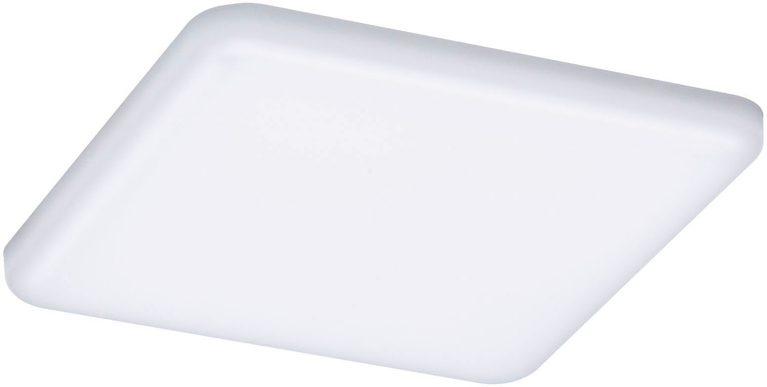 Paulmann LED Einbauleuchte LED Einbaupanel Veluna VariFit IP44 eckig, 4.000K Satin, LED fest integriert, Neutralweiß, LED Einbaupanel Veluna VariFit IP44 eckig, 4.000K Satin