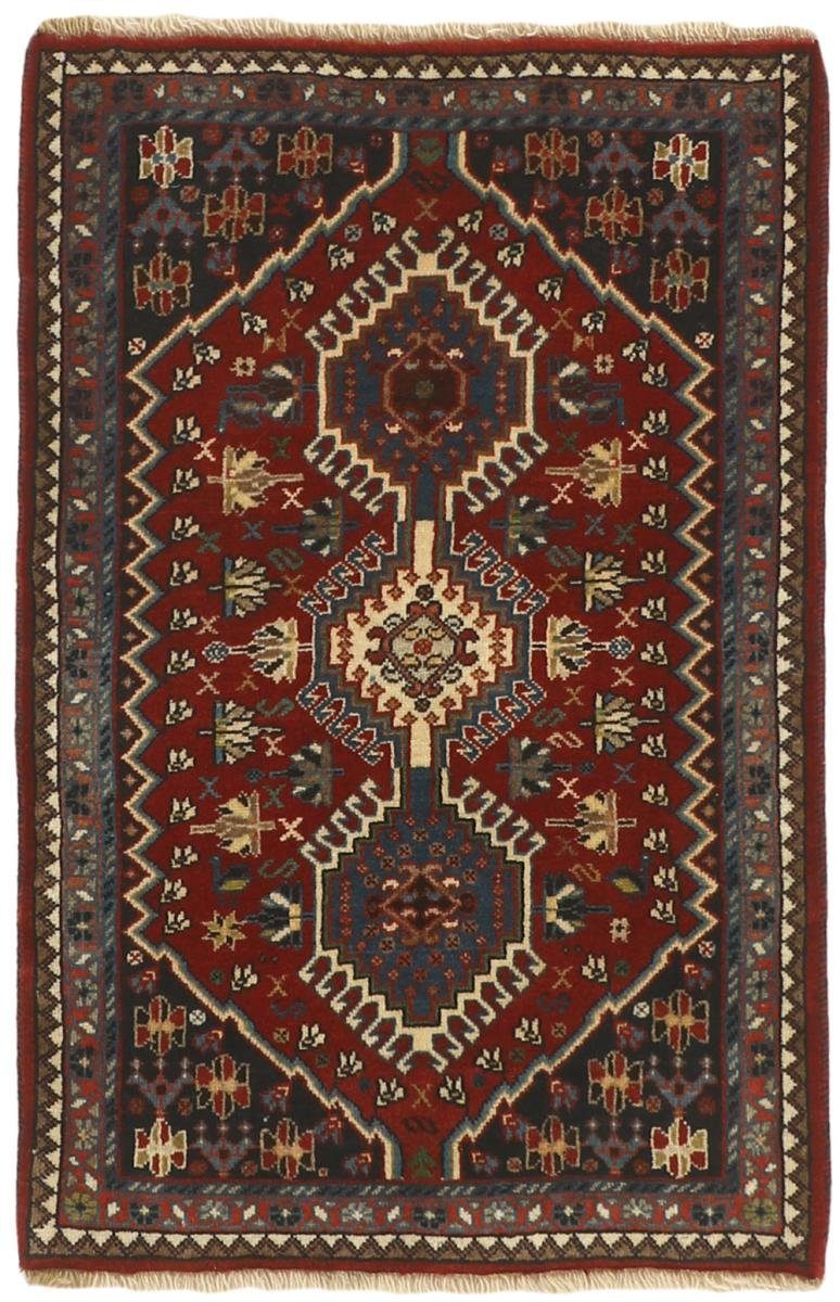 Nain rechteckig, / Yalameh Orientteppich Trading, mm Höhe: Handgeknüpfter 62x90 Perserteppich, Orientteppich 12