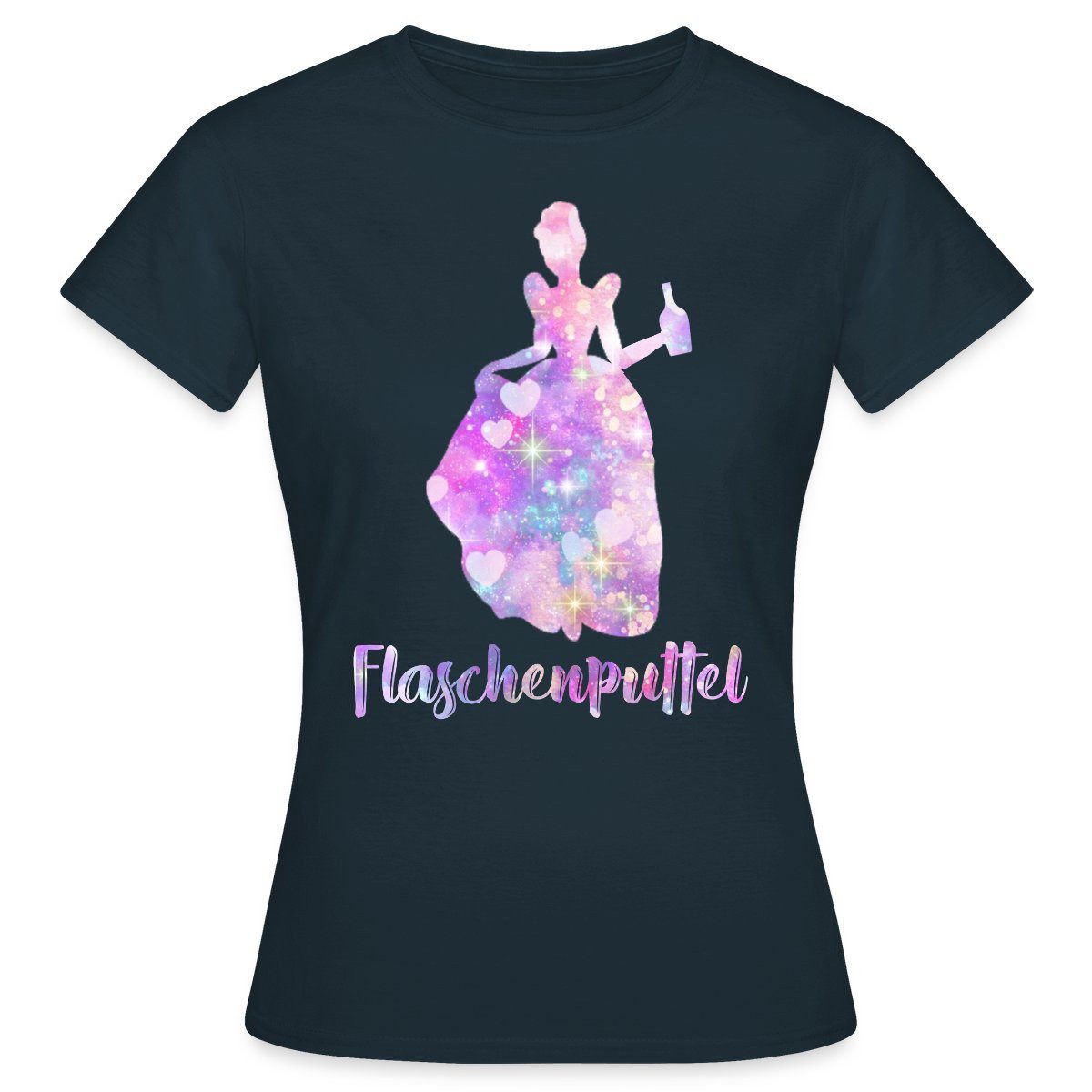 Spreadshirt T-Shirt JGA Flaschenputtel Junggesellinnenabschied Malle Outfit Frauen T-Shirt (1-tlg)