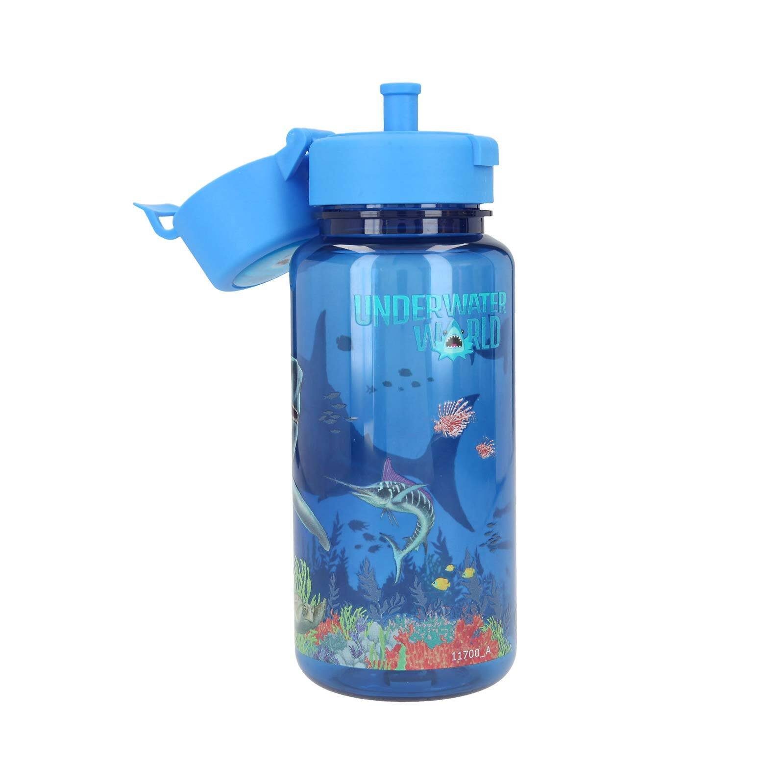 Depesche Trinkflasche Dino World Trinkflasche Underwater 400 ml | Kinder-Trinkflaschen