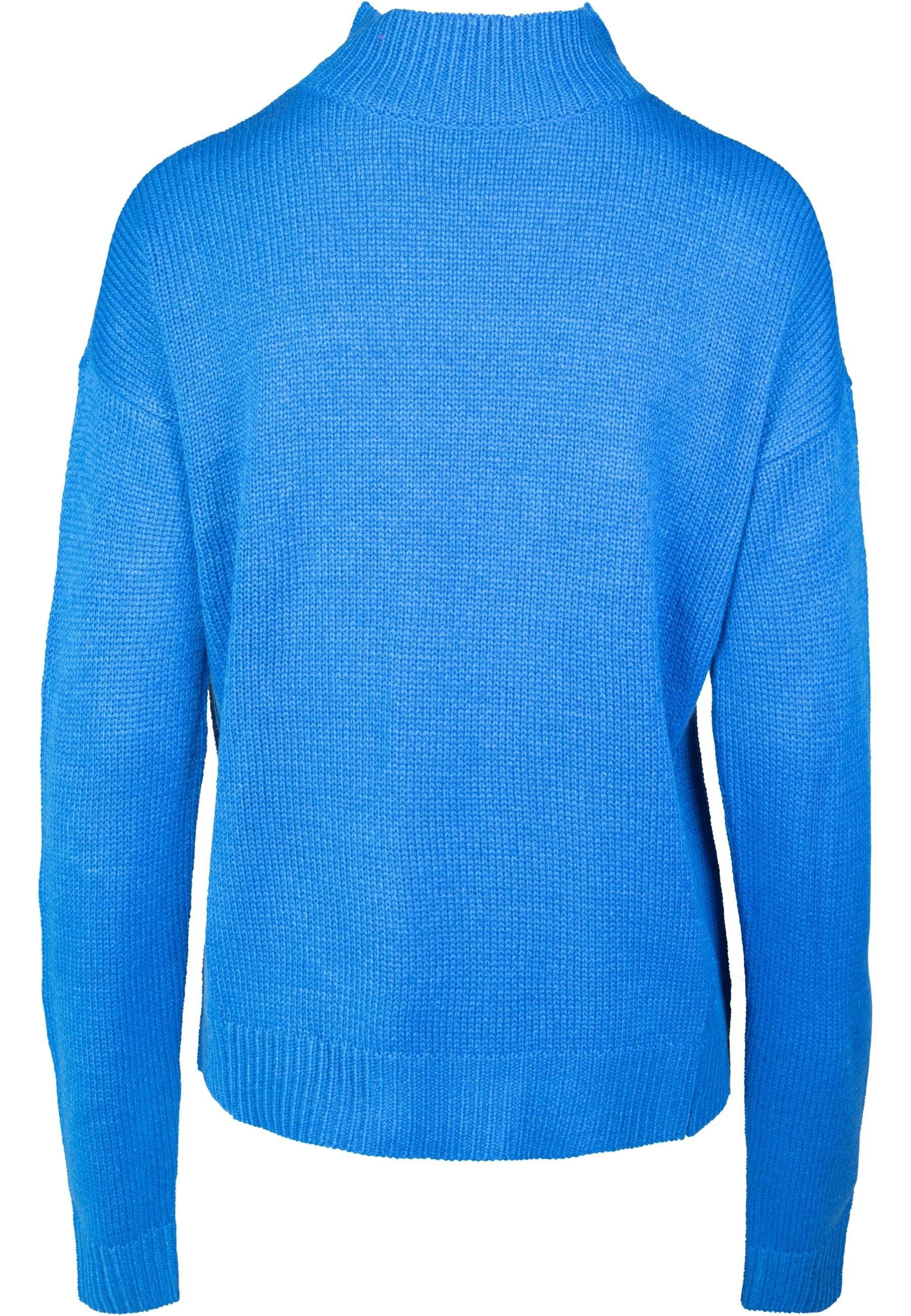 URBAN CLASSICS rightblue Oversize Damen Kapuzenpullover Ladies (1-tlg) Turtleneck Sweater