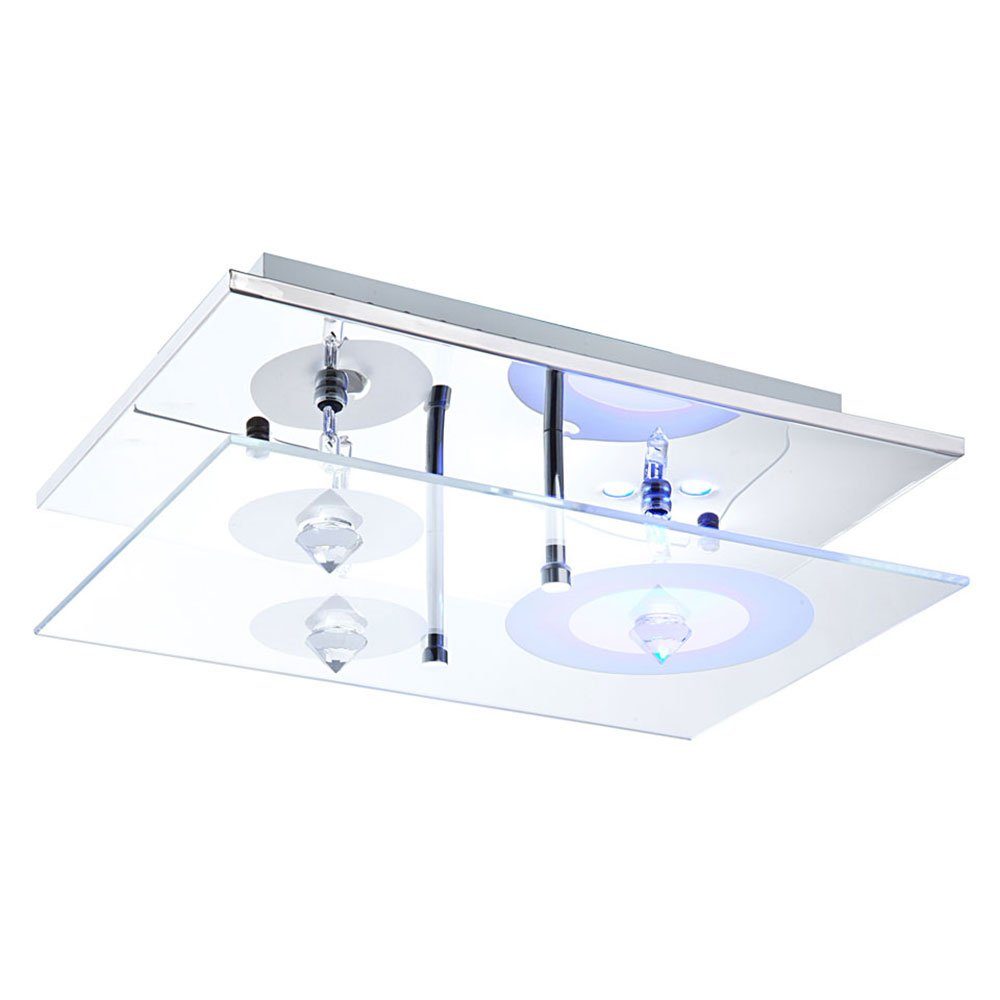 GLOBO LIGHTING LED Deckenleuchte, Leuchtmittel nicht inklusive, Kaltweiß, Warmweiß, Neutralweiß, Tageslichtweiß, Farbwechsel, Deckenleuchte Lampe Fernbedienung mit Farbwechsel Wohnzimmerleuchte