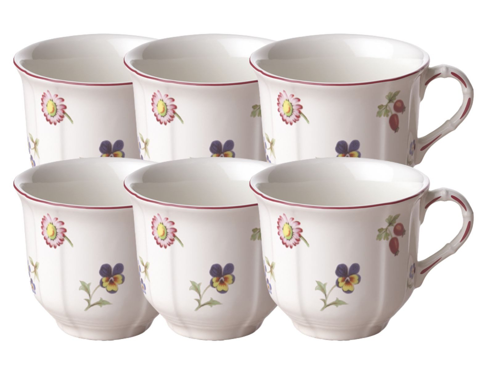 Villeroy & Boch Tasse Petite Fleur Kaffeeobertasse 0,12l, Premium Porcelain