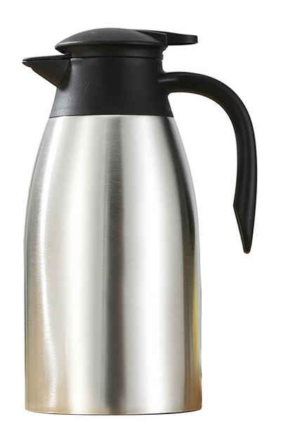 Rungassi Isolierkanne Thermoskanne Isolierkanne Kaffeekanne 2 Liter CF-ThERM2 Farbe: silber