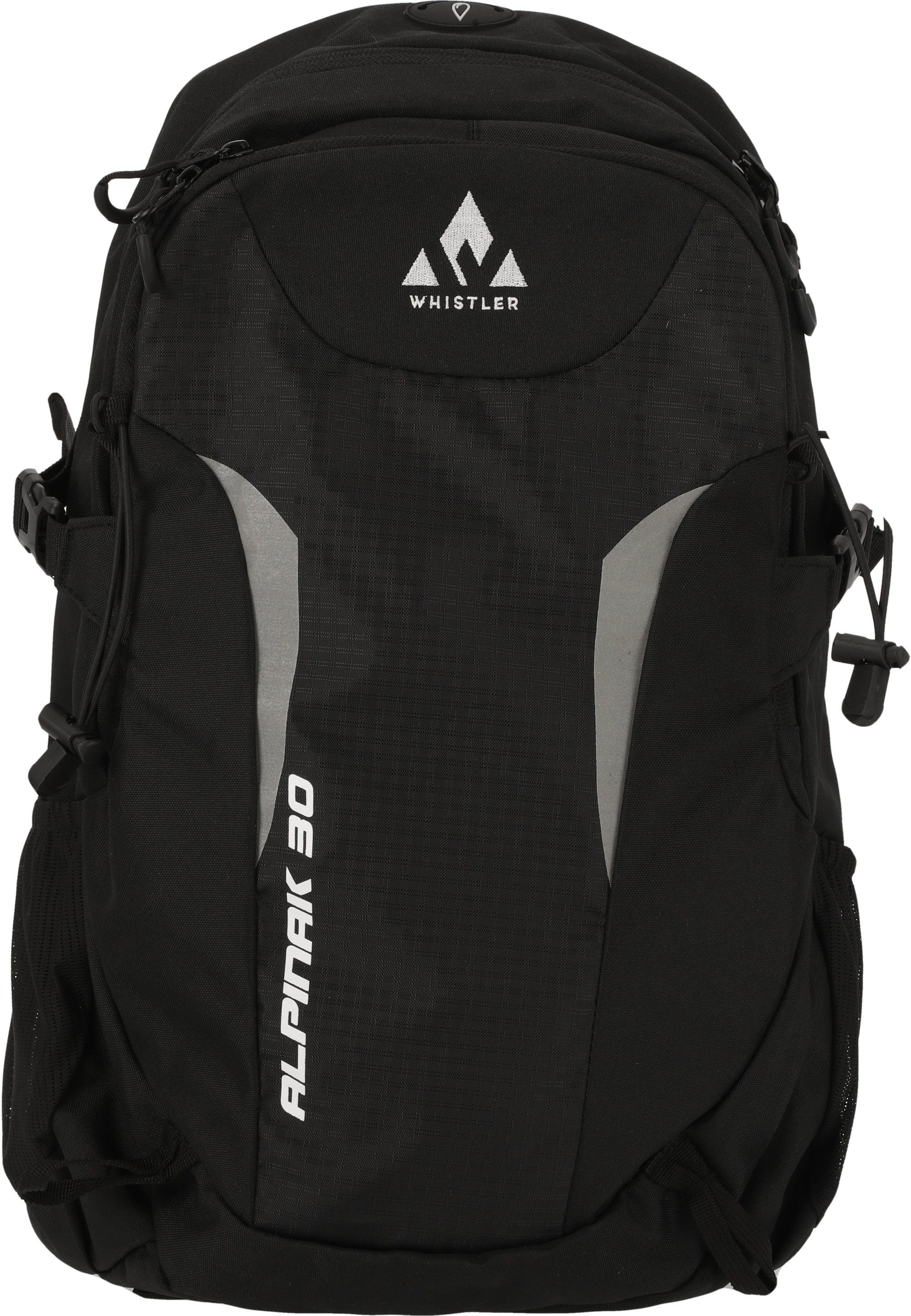 WHISTLER Sportrucksack Alpinak, mit vielseitigen Taschen schwarz | Daypacks