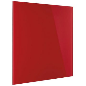 magnetoplan® Anzeigetafel Design Glas-Magnettafel - 40x40cm - magnetisch/beschreibbar - Rot (1-St)