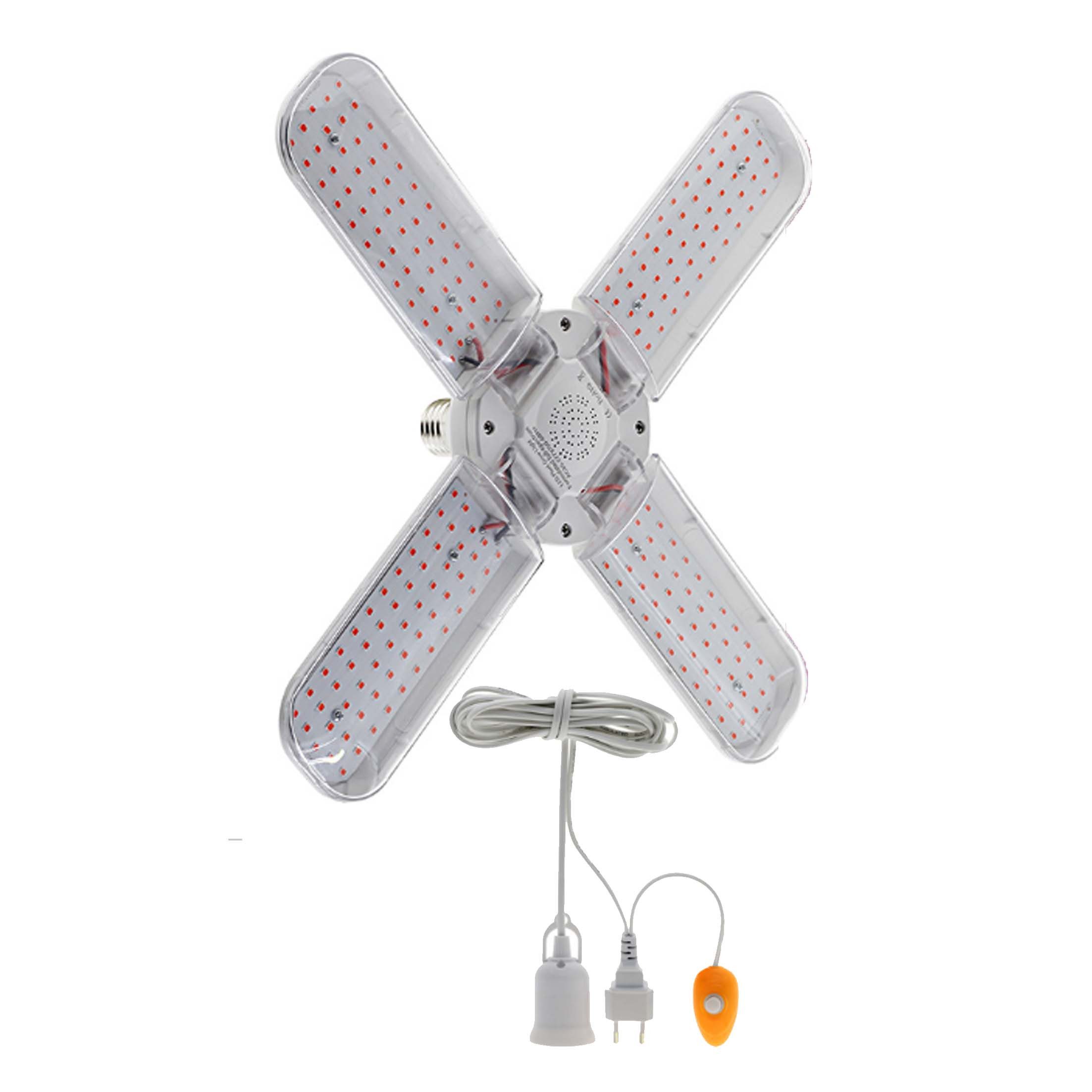 KINSI Pflanzenlampe LED Vollspektrum Pflanzenwachstumslicht, Gewächshaus-Fülllicht, Hängende Lichter, LED fest integriert, Pendelleuchten, Clip Lights, Zimmerpflanzen UV Plant Grow Lights