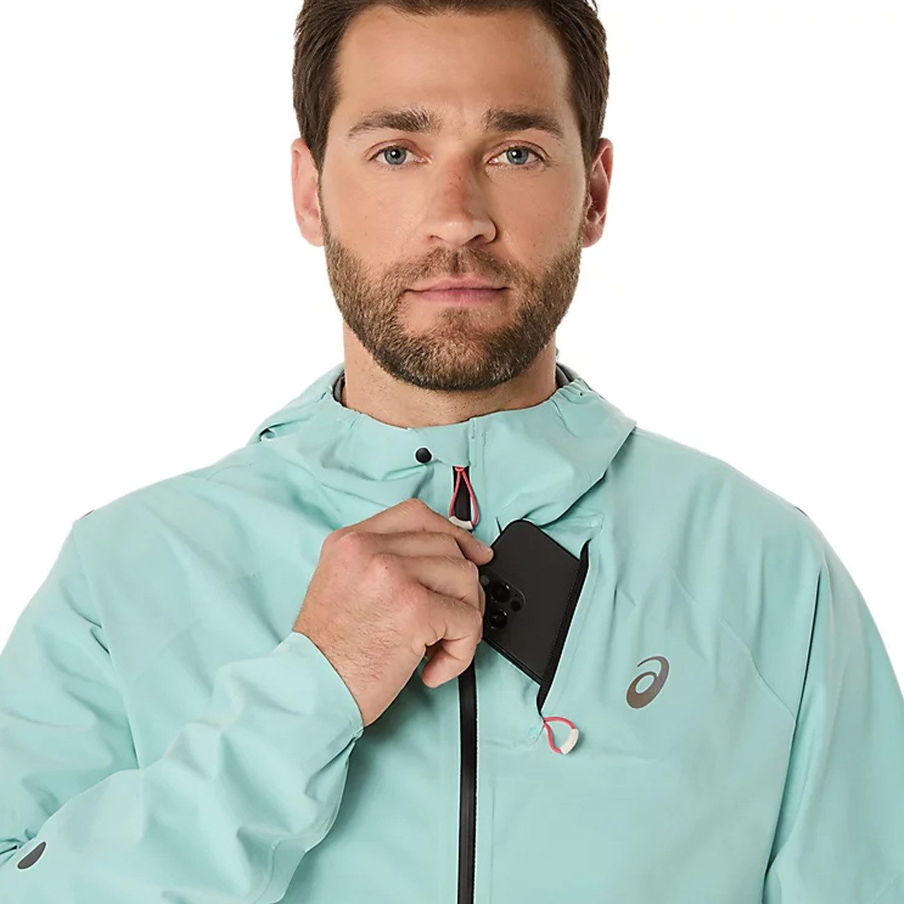 Asics Laufjacke Asics Metarun Waterproof Jacket Oasis Green
