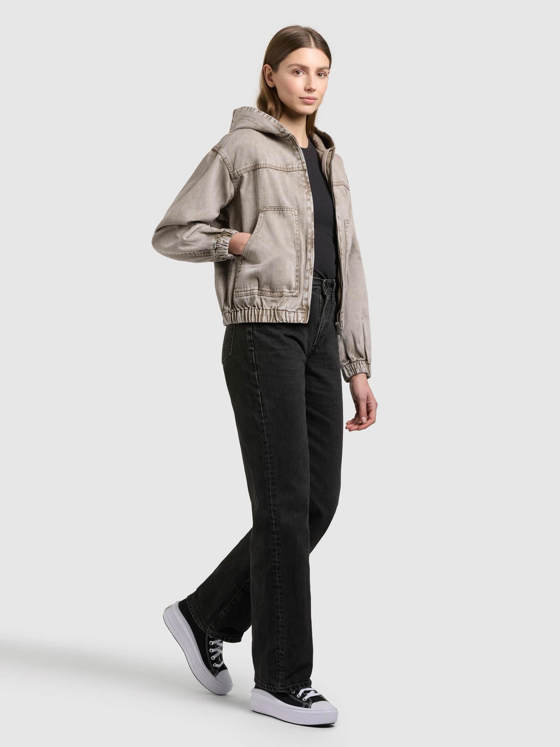 khujo Jeansjacke Gretel Modische Jacke in Jeans-Optik – Bild 5 von 5