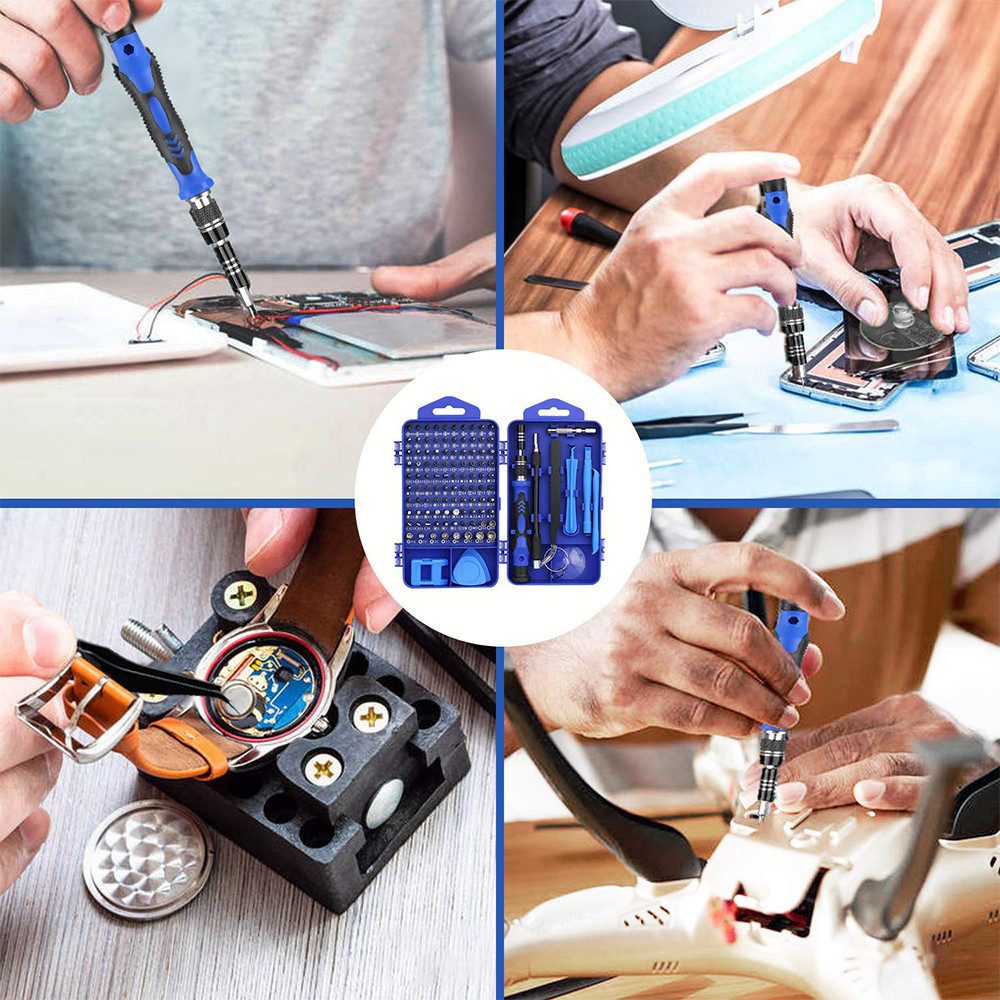 Hikity Schraubendreher Schraubendreher 122-in-1 Magnetisches Mini-Präzision günstig online kaufen