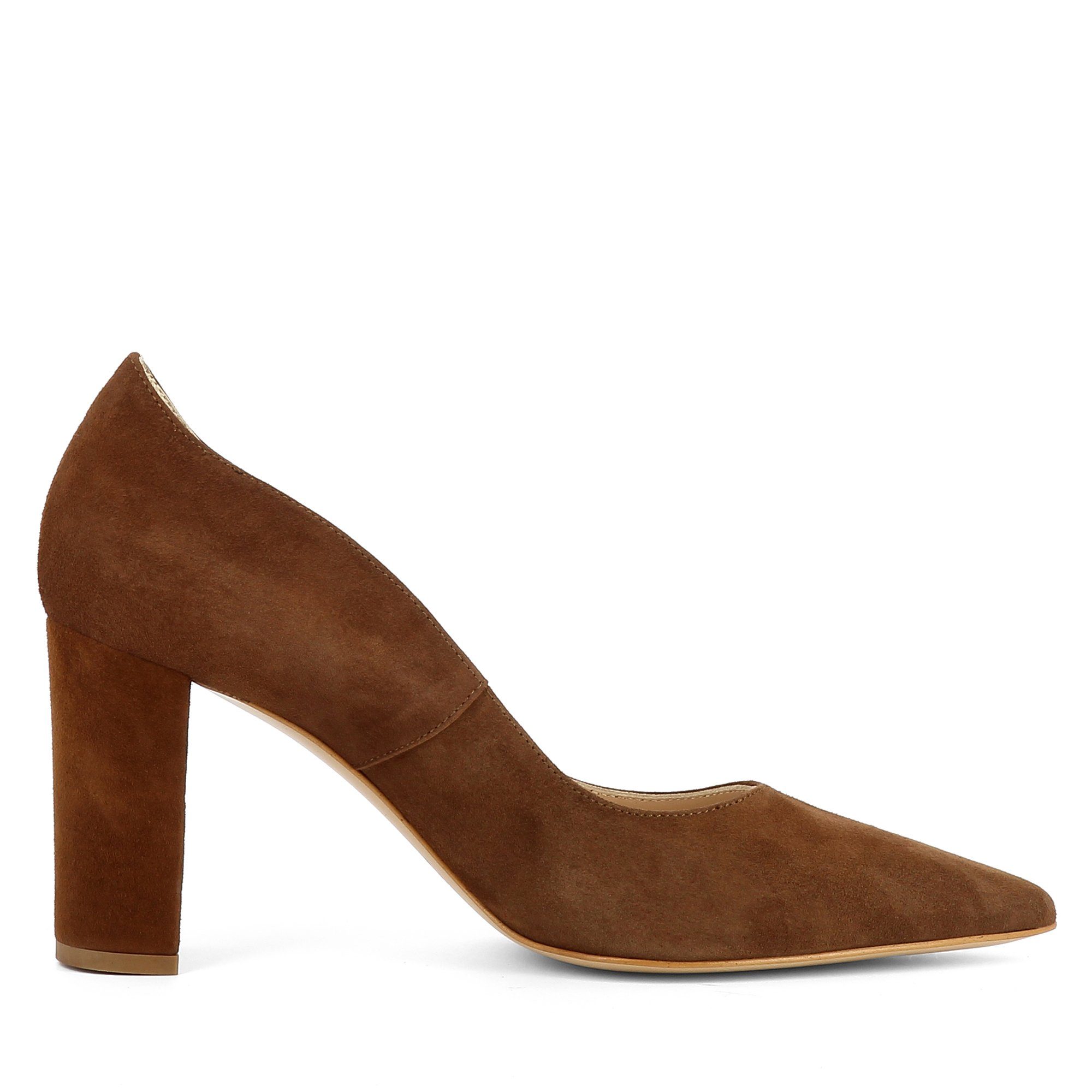 Evita JESSICA Pumps cognac Handmade in Italy