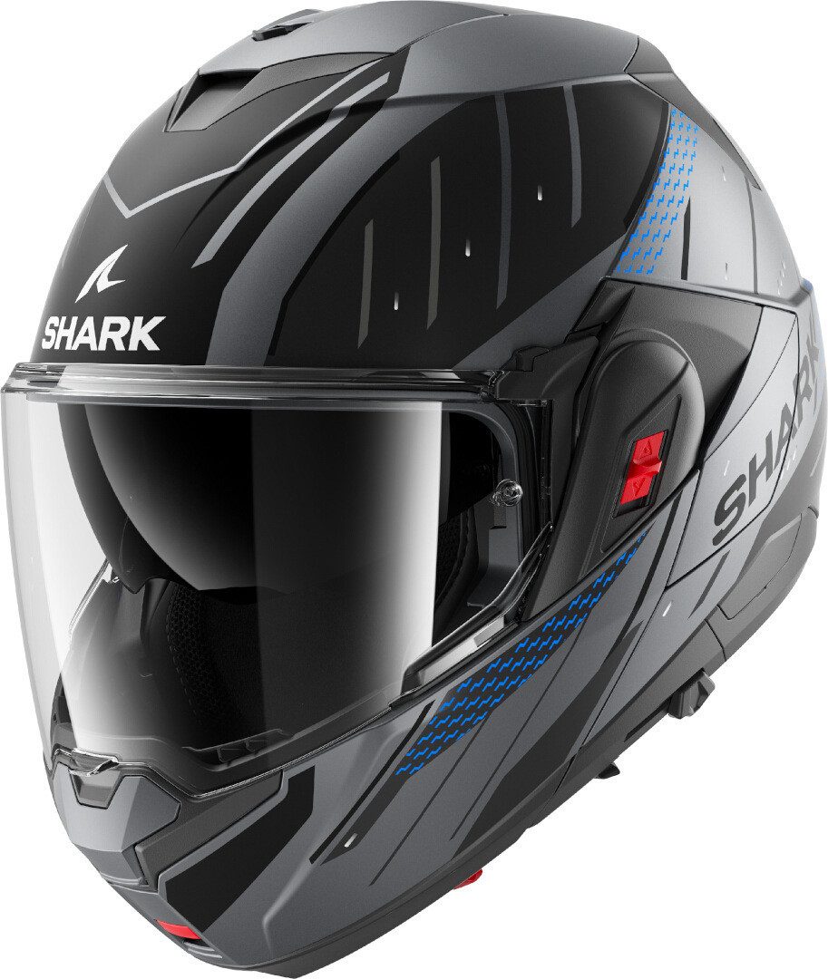 Shark Motorradhelm Oxo Rydger Klapphelm, integriertes Sonnenvisier
