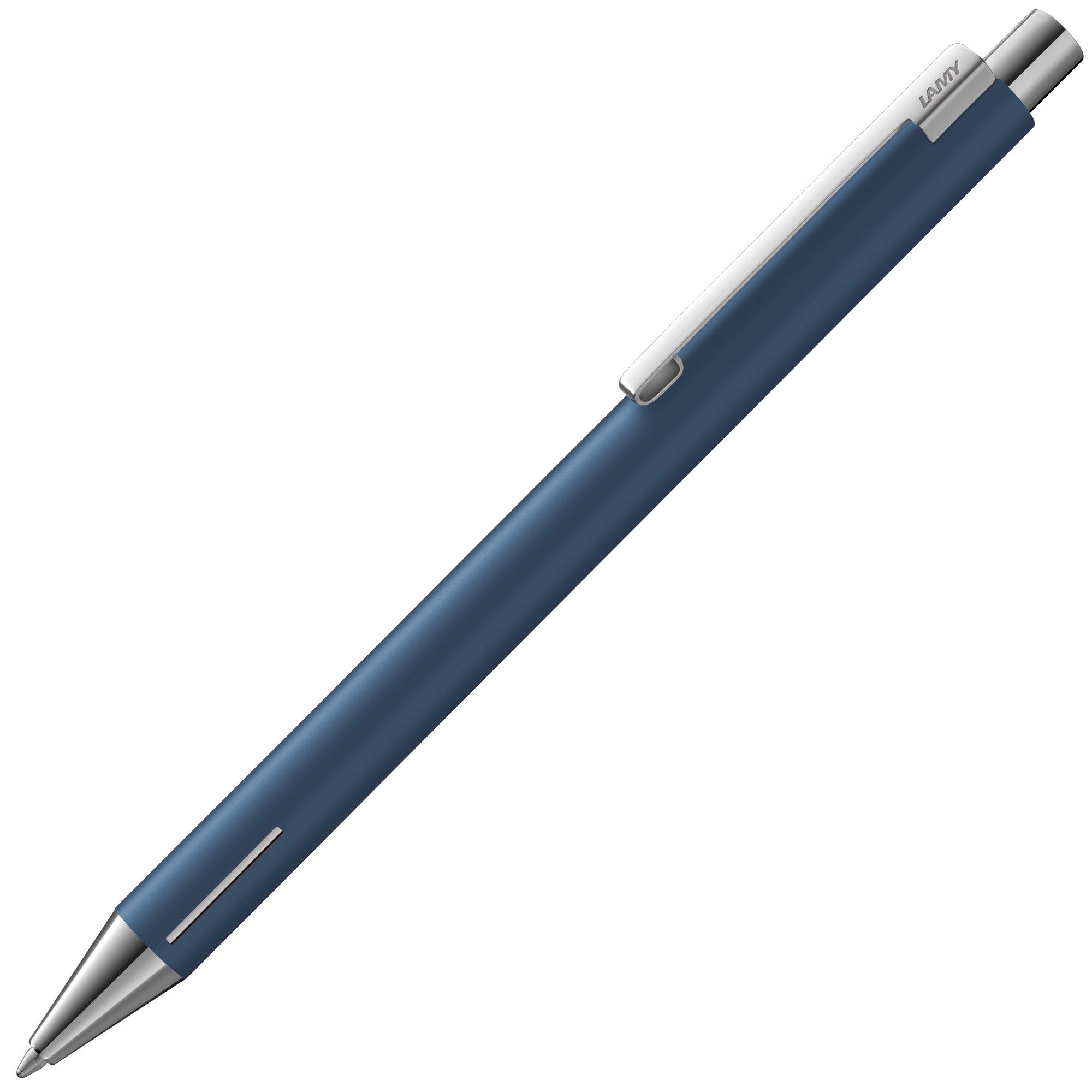 LAMY Kugelschreiber LAMY econ indigo matt Kugelschreiber Clip Griffzone Großraummine LAMY