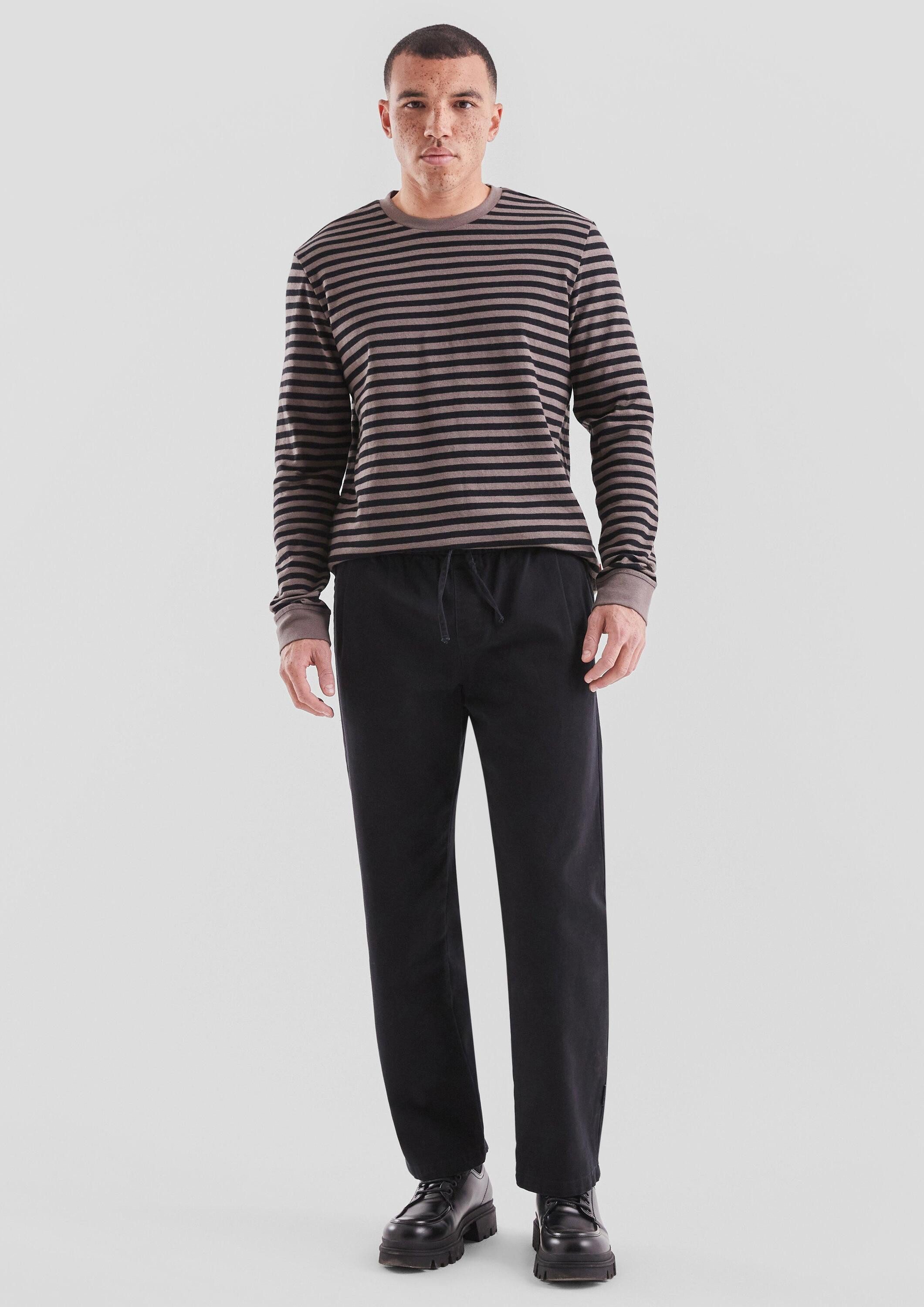 QS Chinos Hose Jogger aus Baumwolltwill