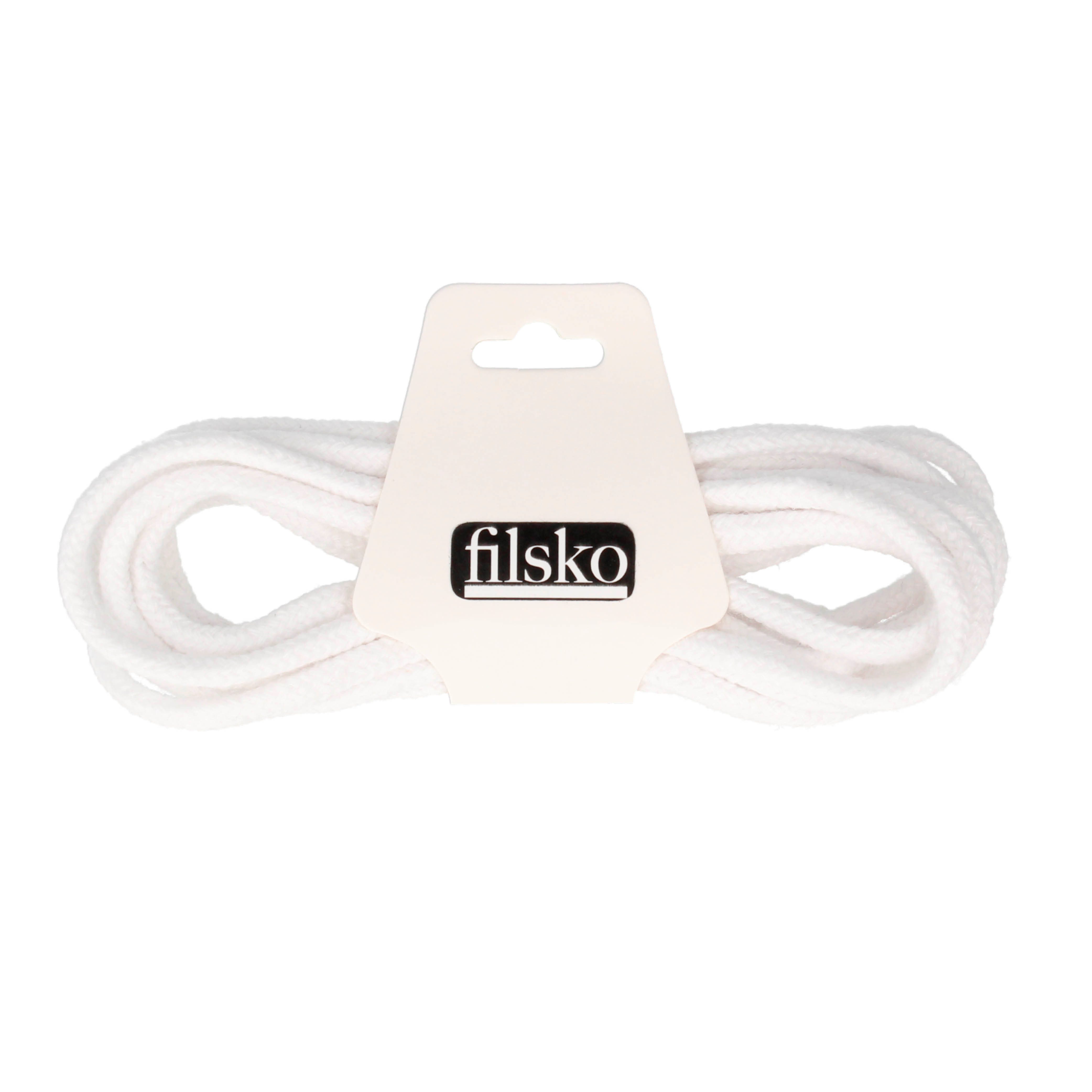 filsko Schnürsenkel Schnürsenkel Rund aus Baumwolle, 70mm, 90mm, 120mm, 150mm, 180mm, 200mm