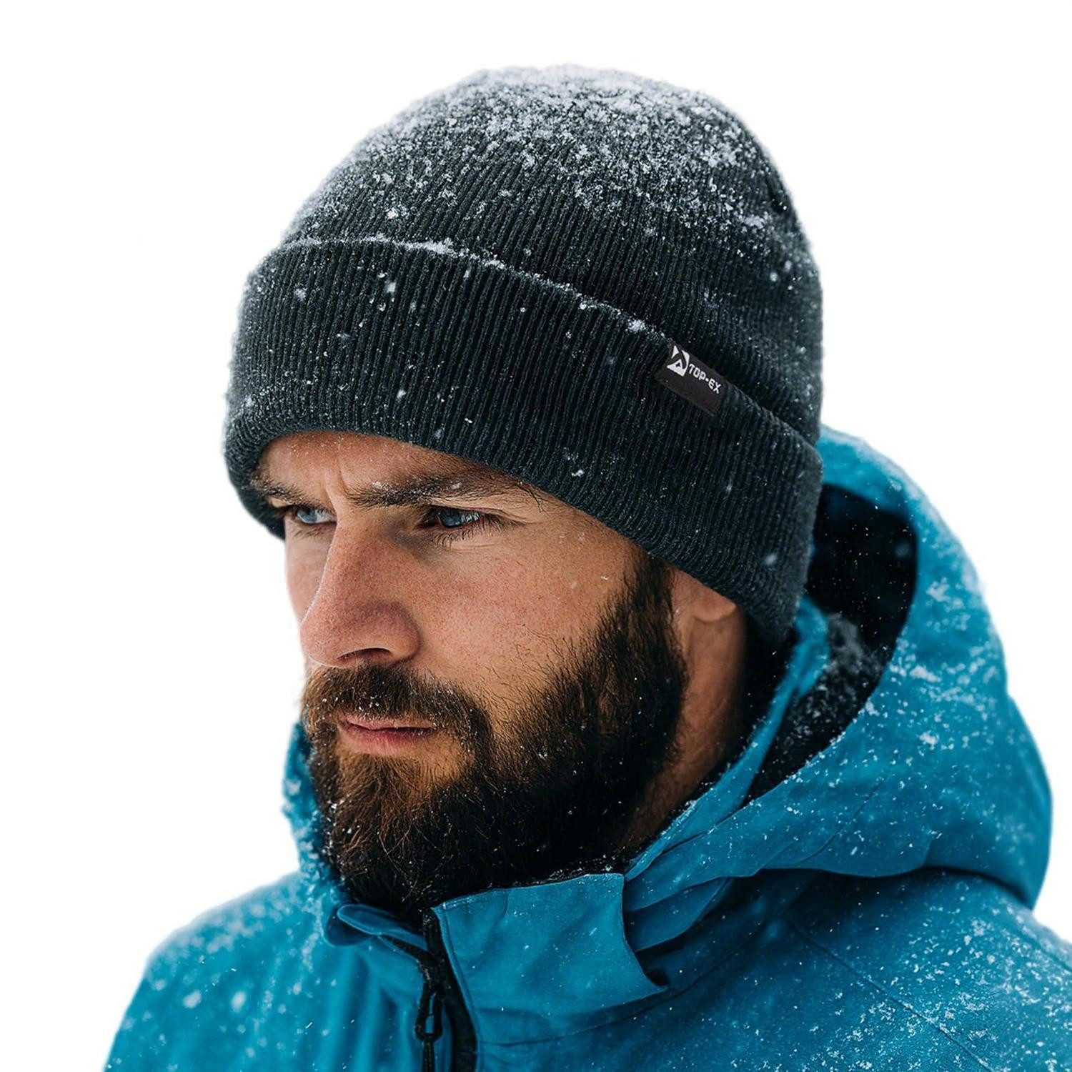 LuxusKollektion Strickmütze Wollmütze wasserdicht mit Fleecefutter (1-St)