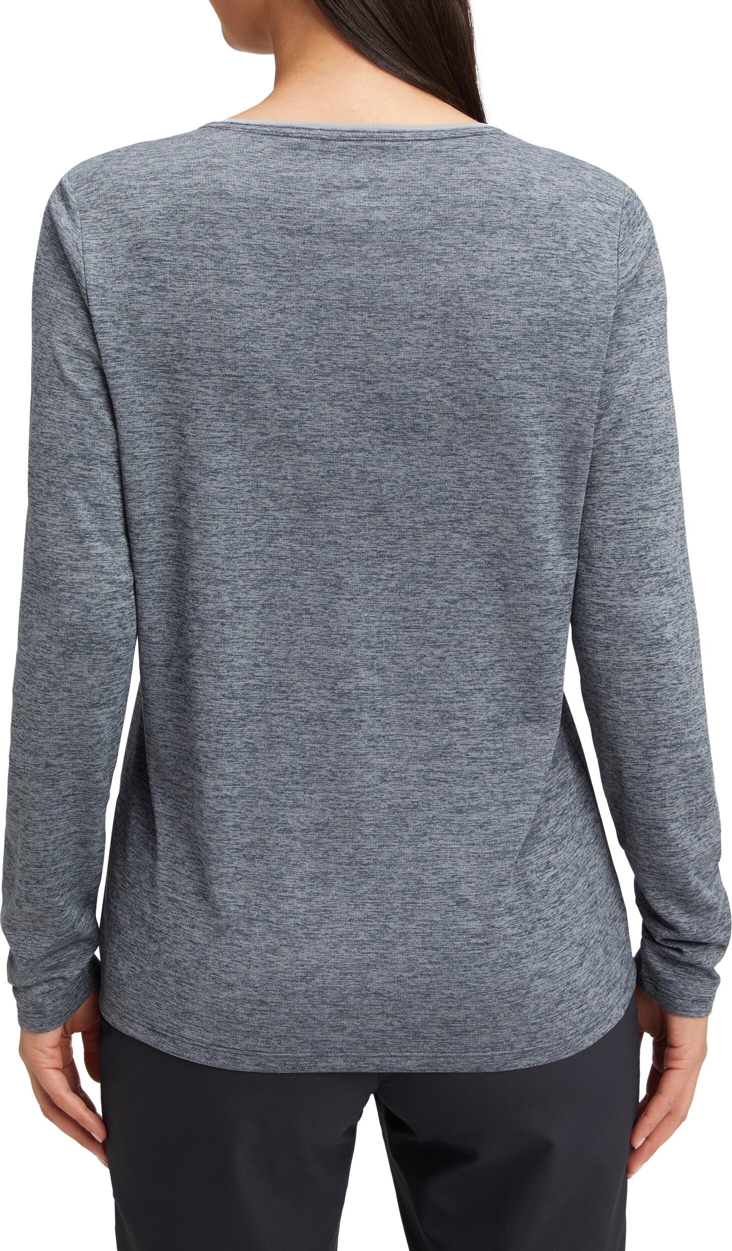 McKINLEY Langarmshirt Da.-Langarmshirt Hunu LS W 906 MELANGE/NAVY günstig online kaufen