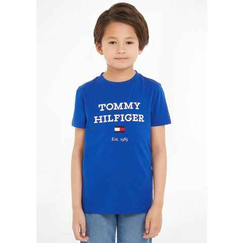 Tommy Hilfiger T-Shirt TH LOGO TEE S/S mit großem Logoschriftzug