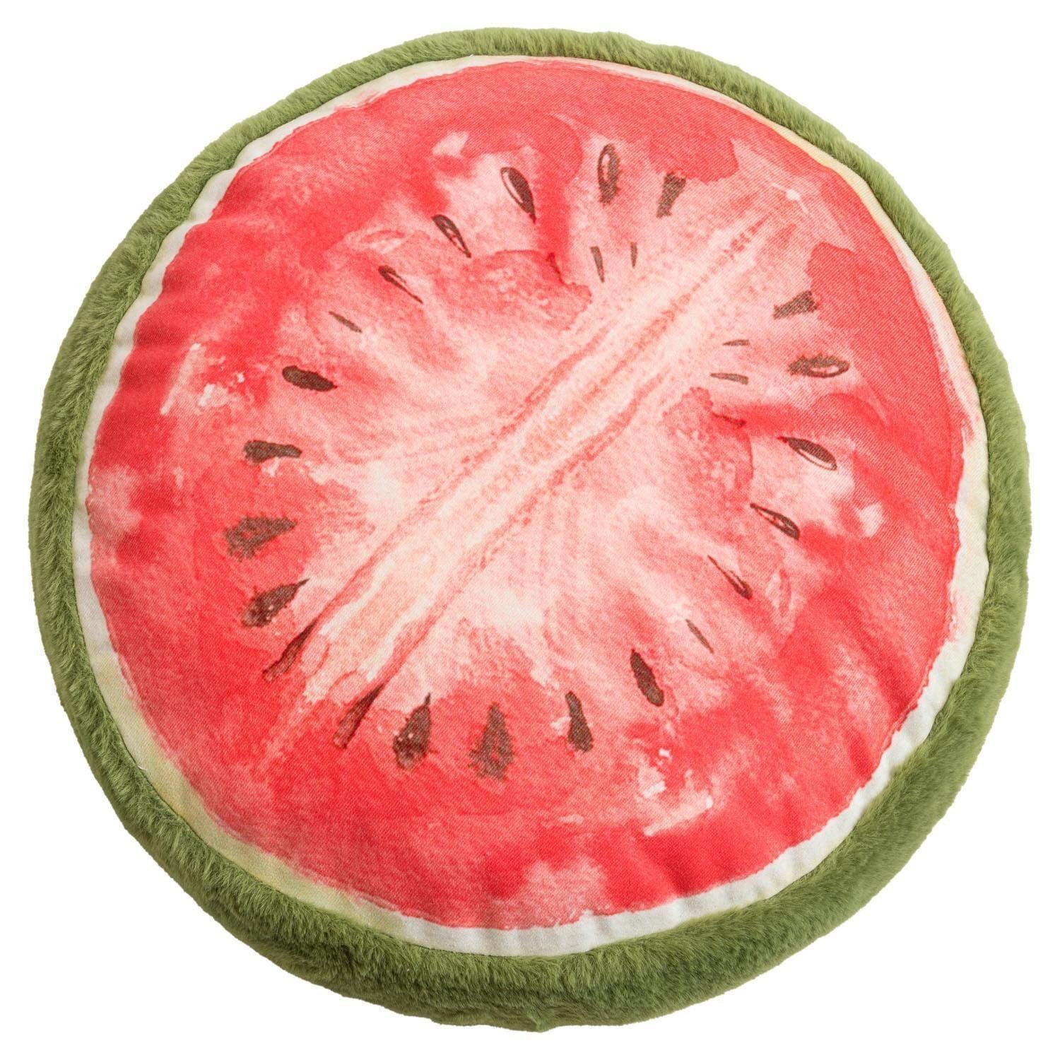 Magma Heimtex Декоративные подушки FRUITY, Ø 36 cm, Grün, Polyester, Fellimitat, waschbar