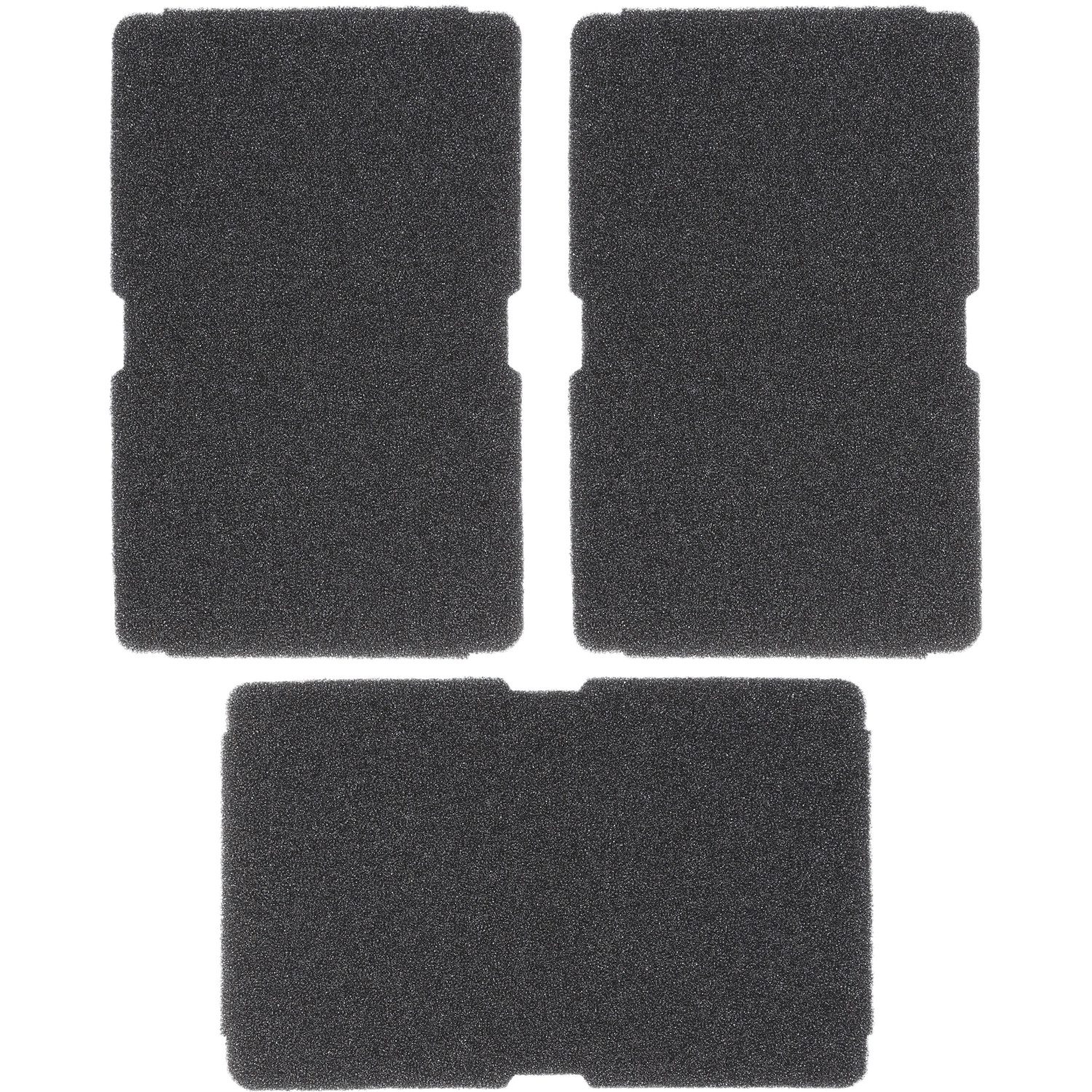McFilter Ersatzfilter (3 Stück) Schwammfilter, Zubehör für Beko 2964840100 Blomberg TKF7451, Filtermatte, 240 x 155 x 11mm, Schaumstoff, Kondenstrockner