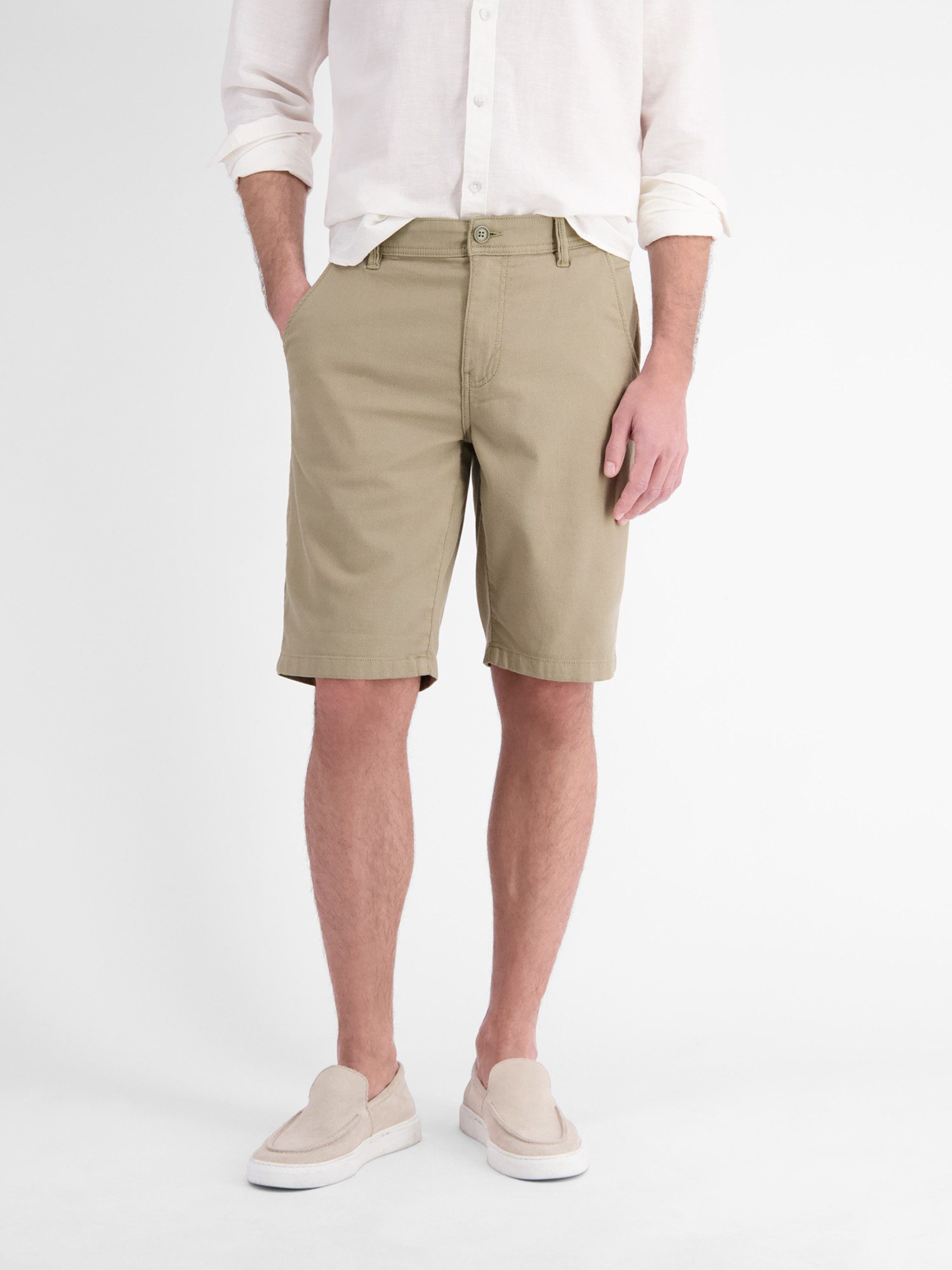 Shorts Bequeme Shorts aus griffiger Baumwolle mit Stretchanteil